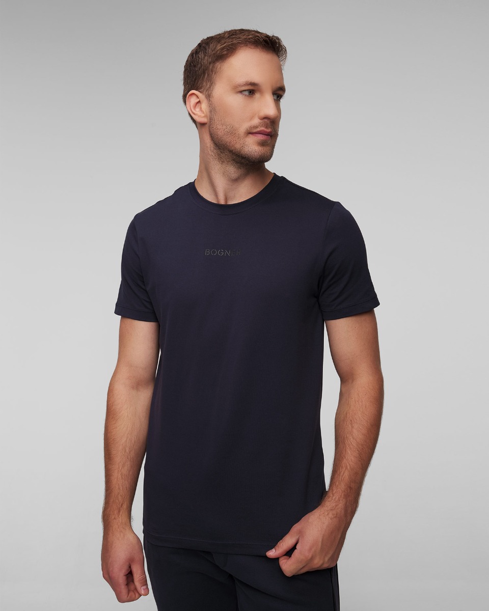 Men's navy blue T-shirt BOGNER Roc, Color/Pattern: Granatowy