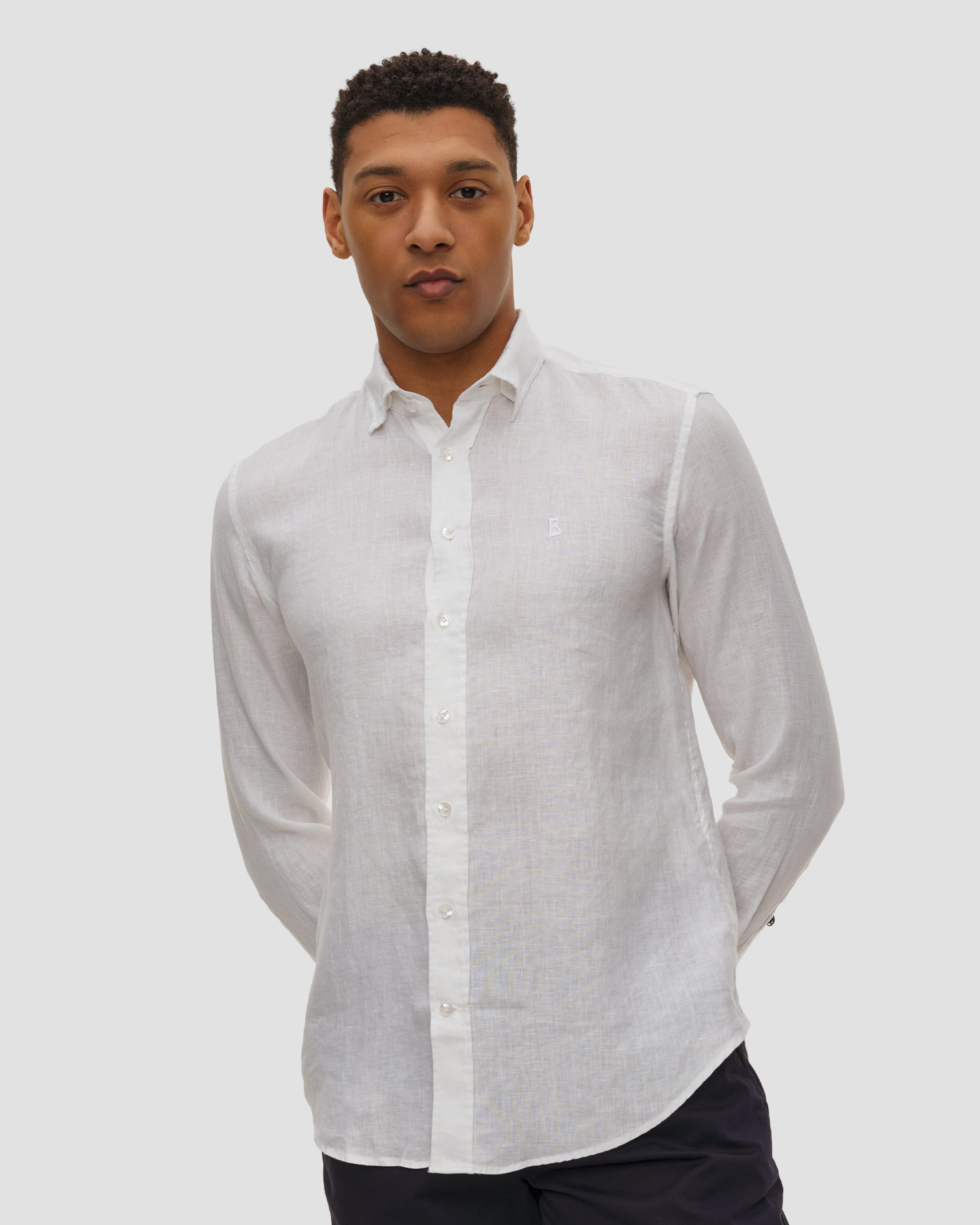 Koszula męska BOGNER TIMI, Kolor/Wzór: Biały