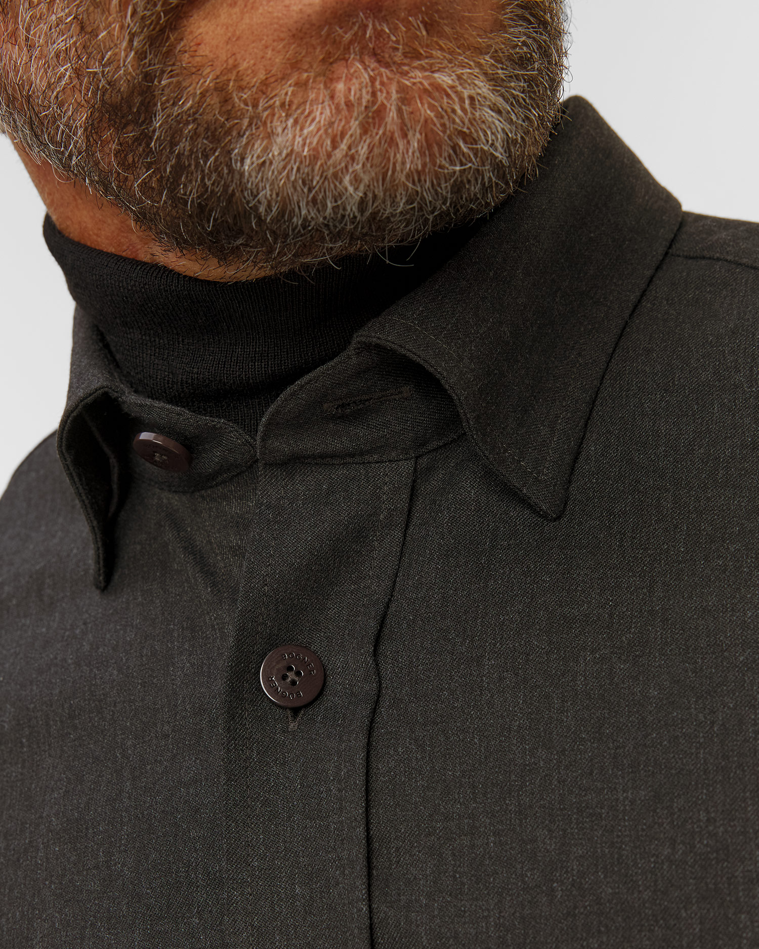 Camicia grigia da uomo BOGNER Clive-5