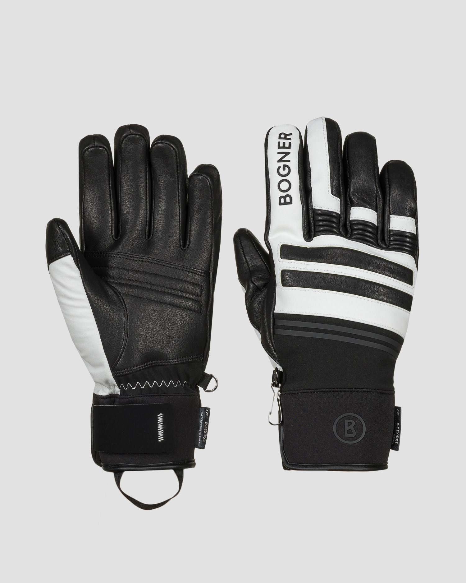 Men's leather ski gloves BOGNER Alex
