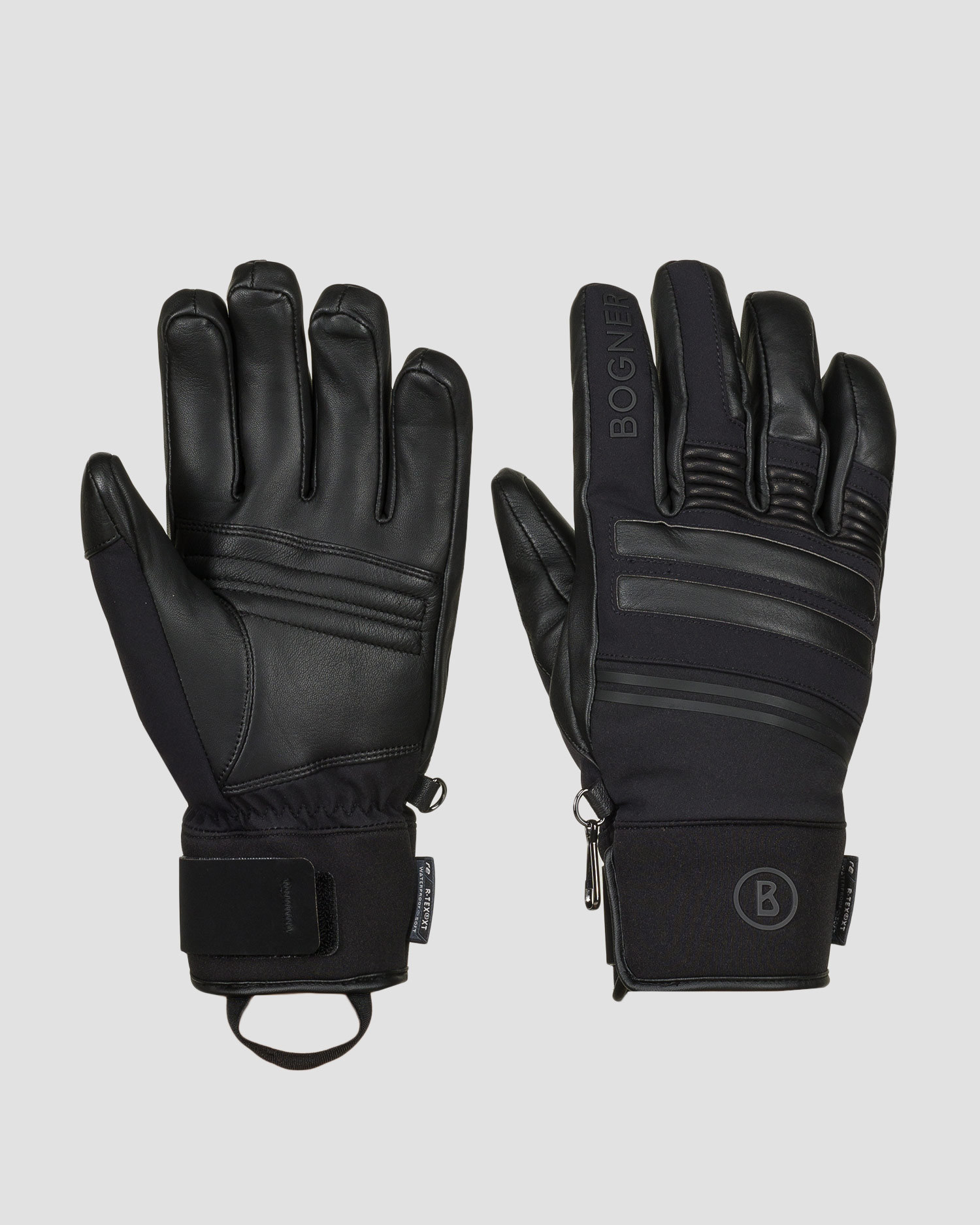 Men's leather ski gloves BOGNER Alex