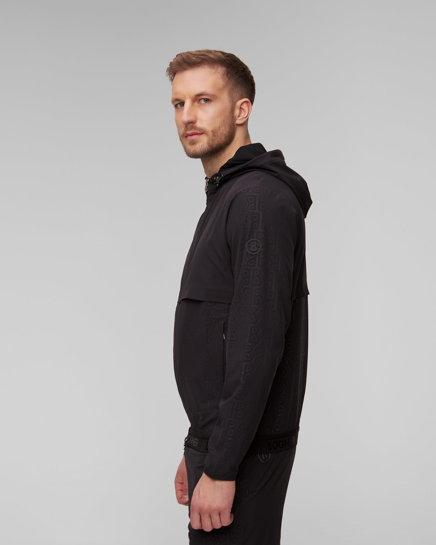 BOGNER Vadim Leichte Herrenjacke in Schwarz