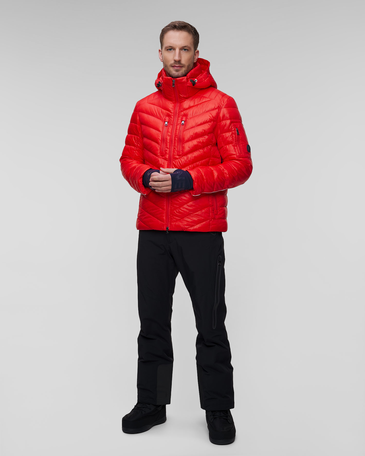 Czerwona kurtka narciarska męska BOGNER Dori