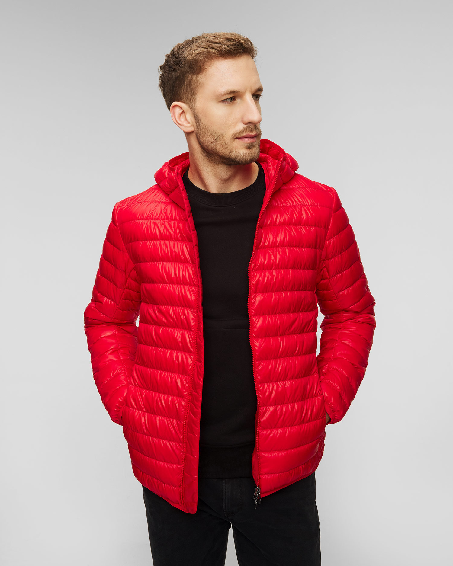 BOGNER Areso-D Rote Daunenjacke für Herren