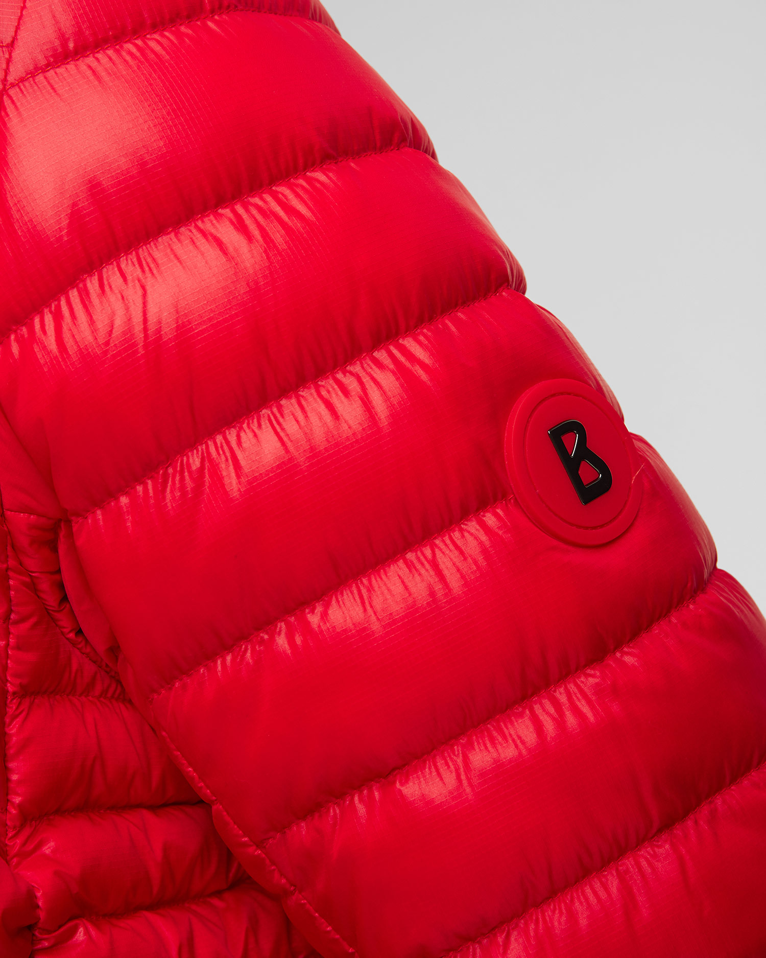 Czerwona puchowa kurtka męska BOGNER Areso-D