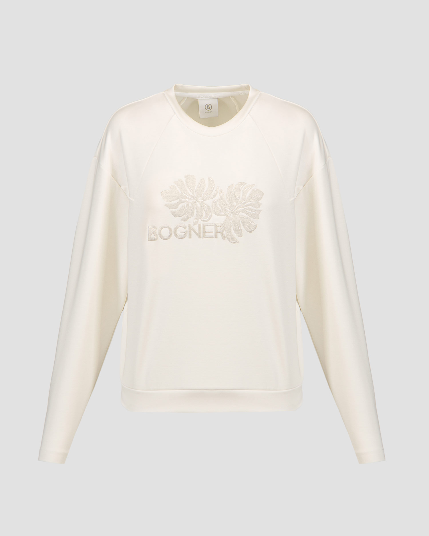 Sweat-shirt blanc pour femmes BOGNER Zuna