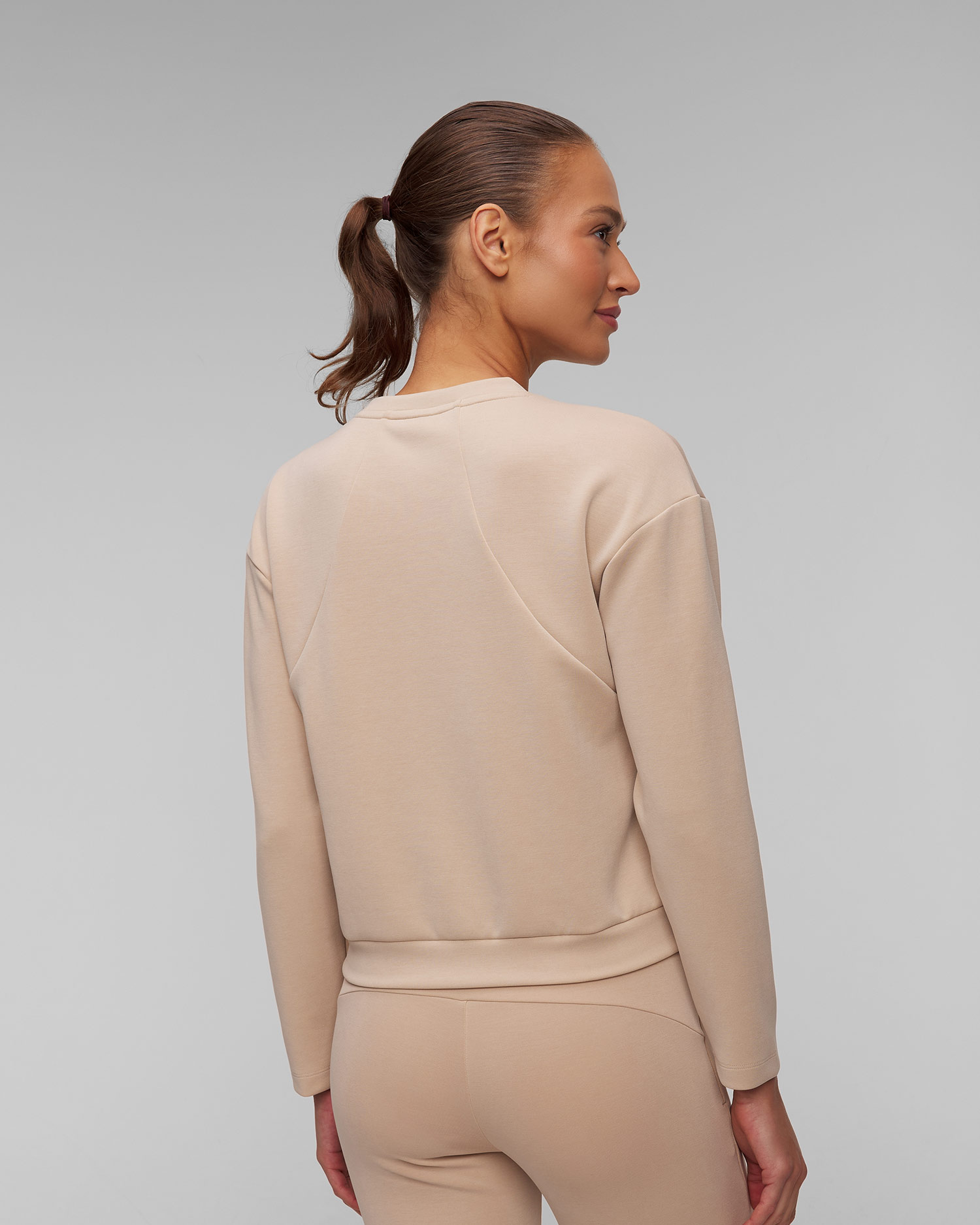 Sweat-shirt beige pour femmes BOGNER Zuna