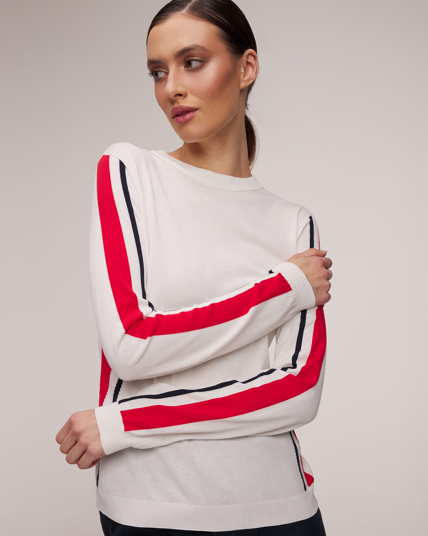 Dámský bílý viskózový svetr značky BOGNER Enja