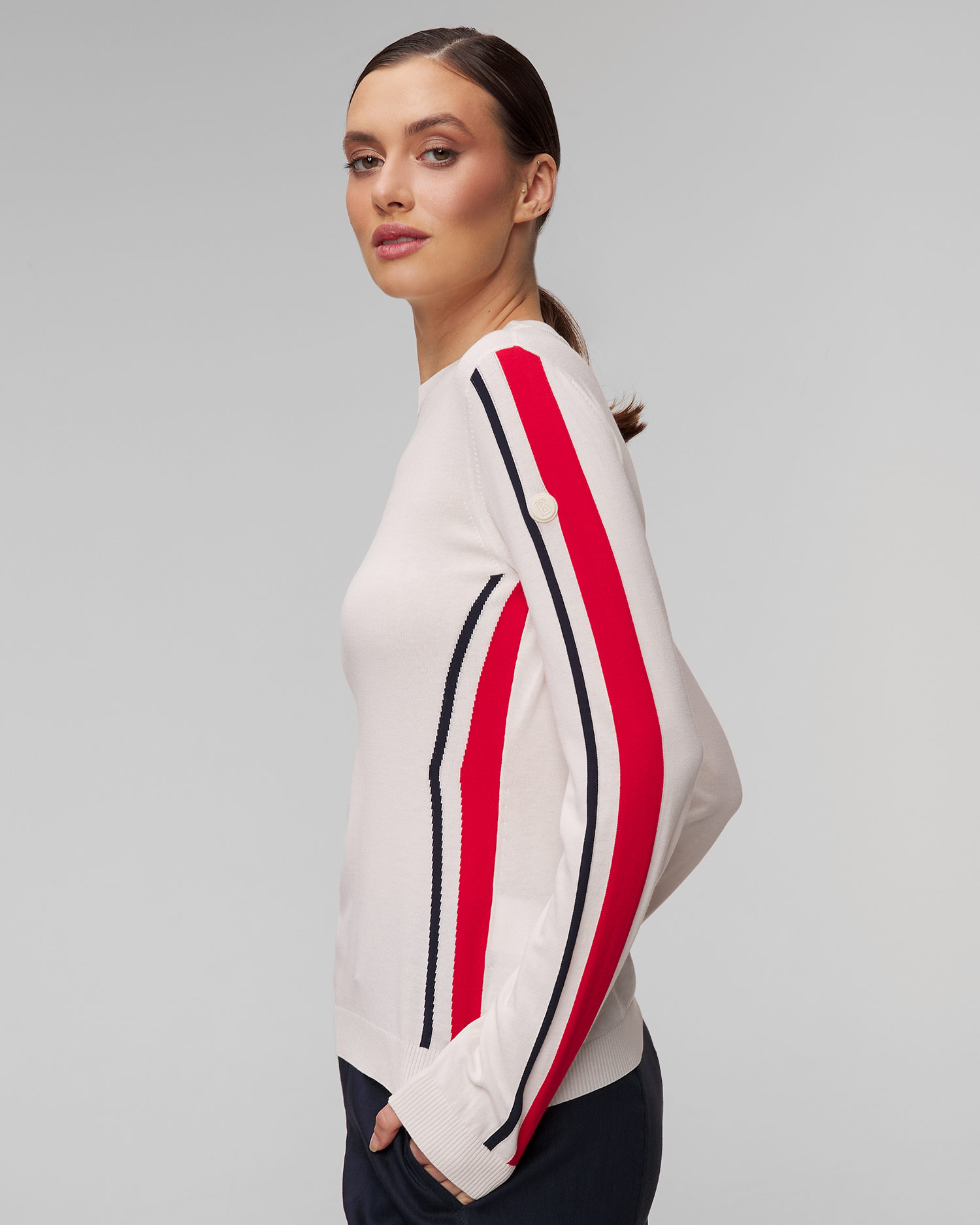 Dámský bílý viskózový svetr značky BOGNER Enja