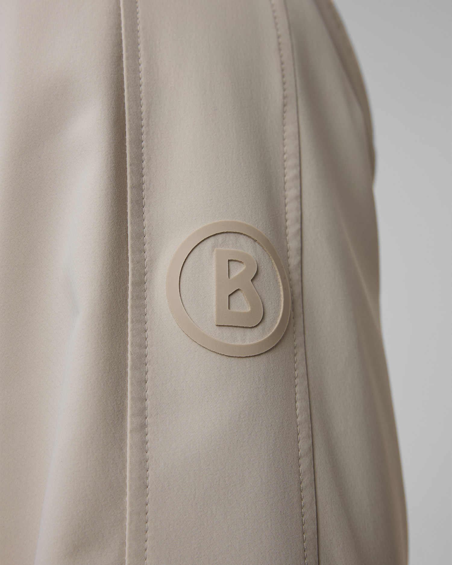 Men's beige zip-up hoodie BOGNER Samael