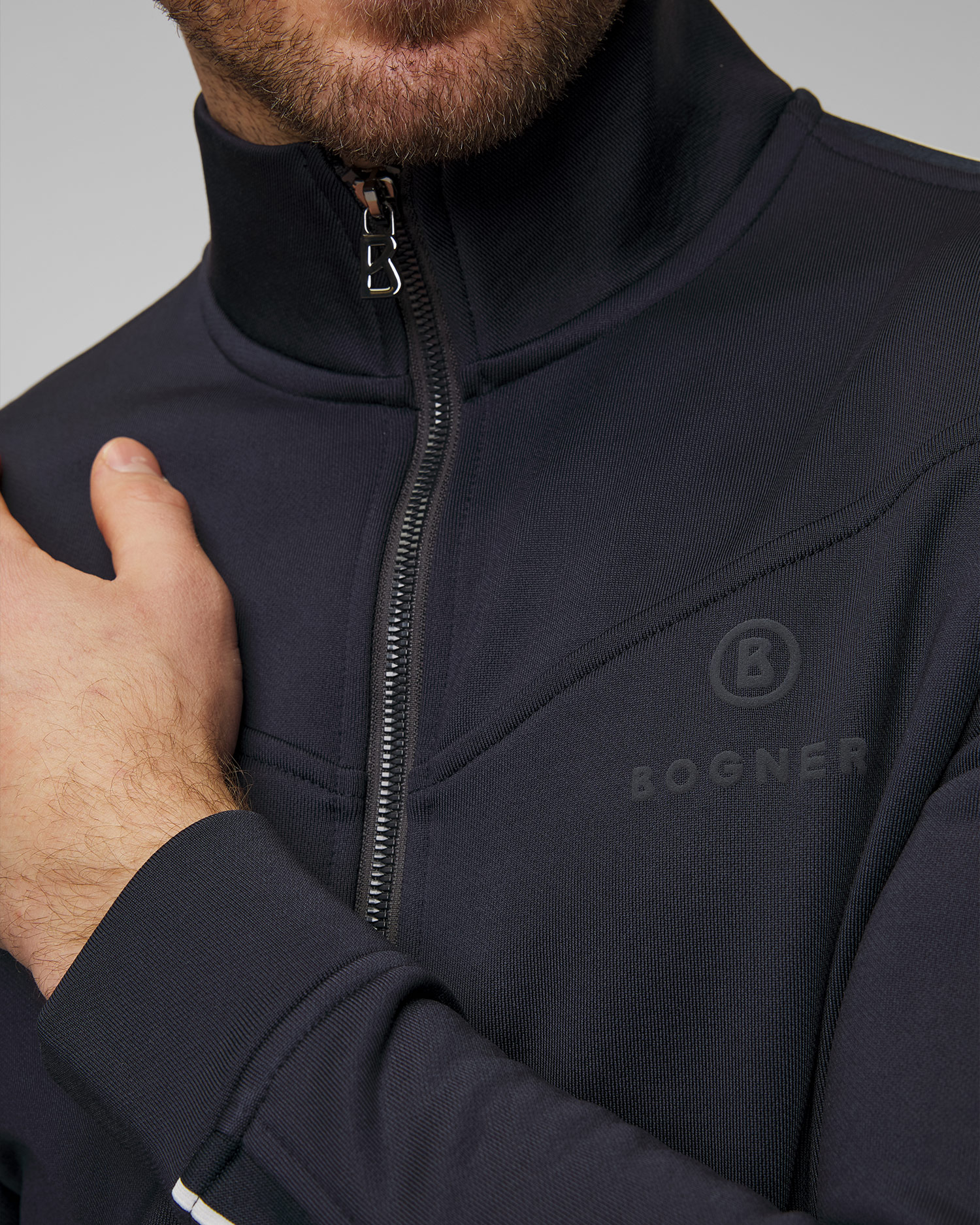 Granatowa bluza męska BOGNER Zanto