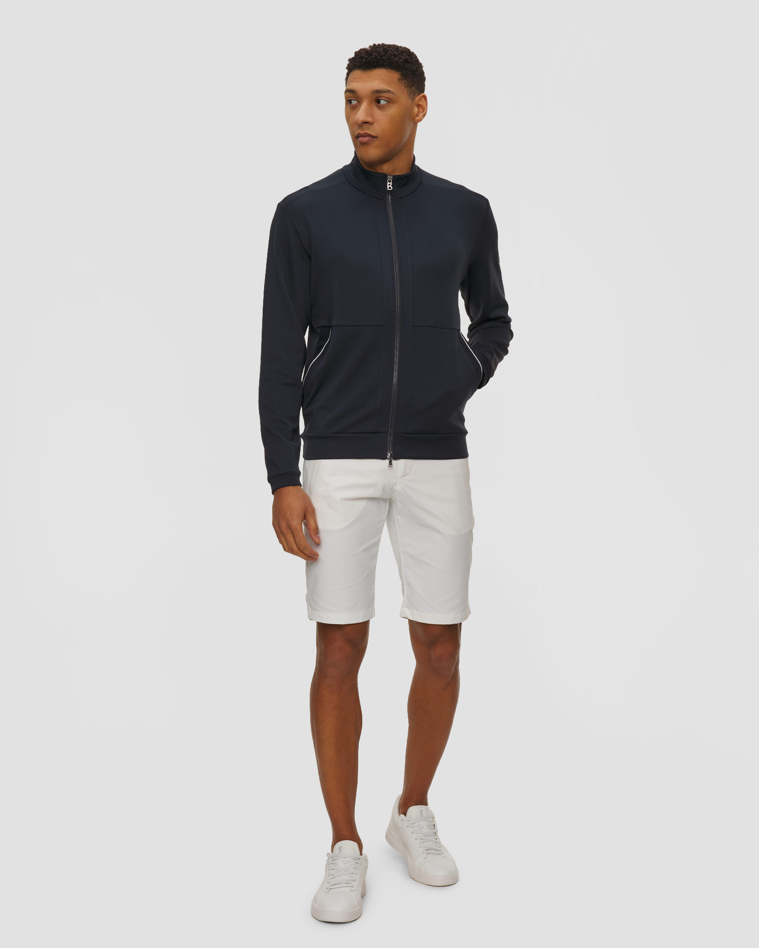 Pánská mikina BOGNER SEMIR v tmavě modré barvě