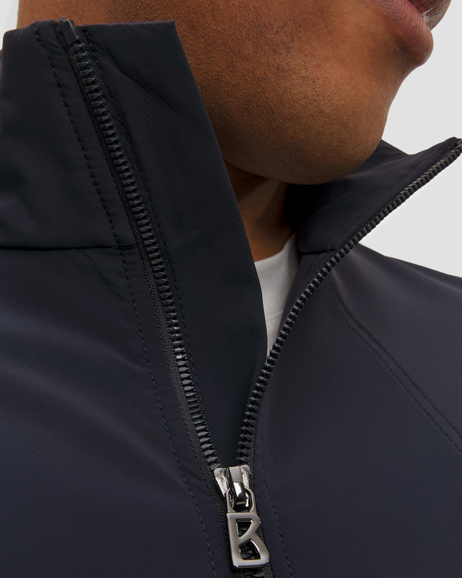 Tmavě modrá pánská mikina na zip BOGNER HOLKE