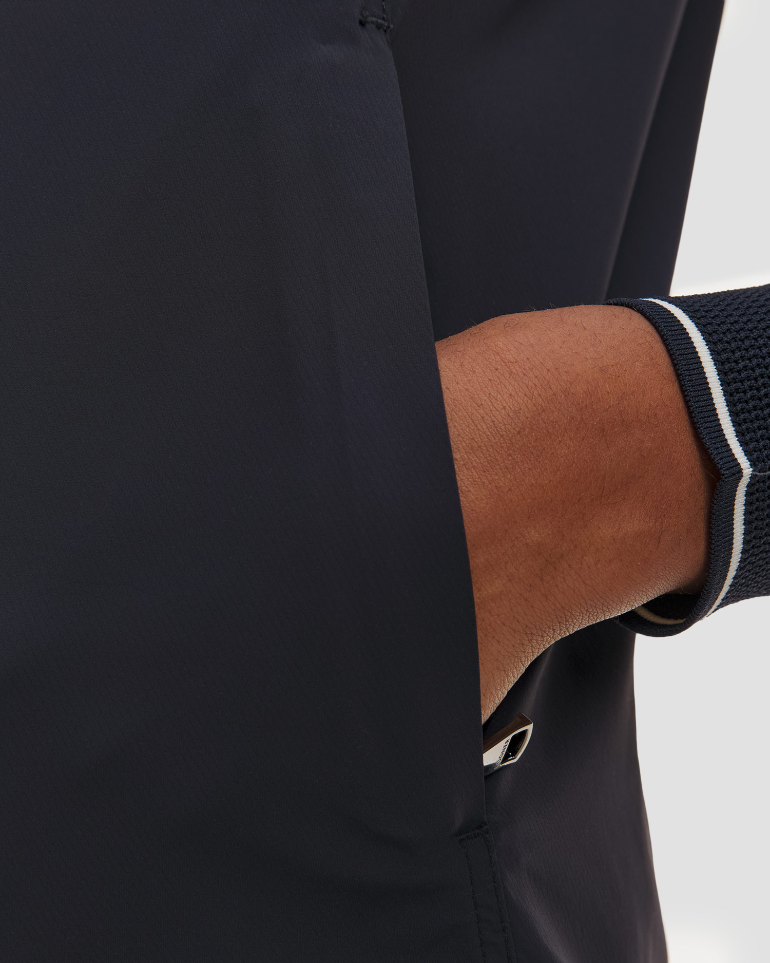 Tmavě modrá pánská mikina na zip BOGNER HOLKE