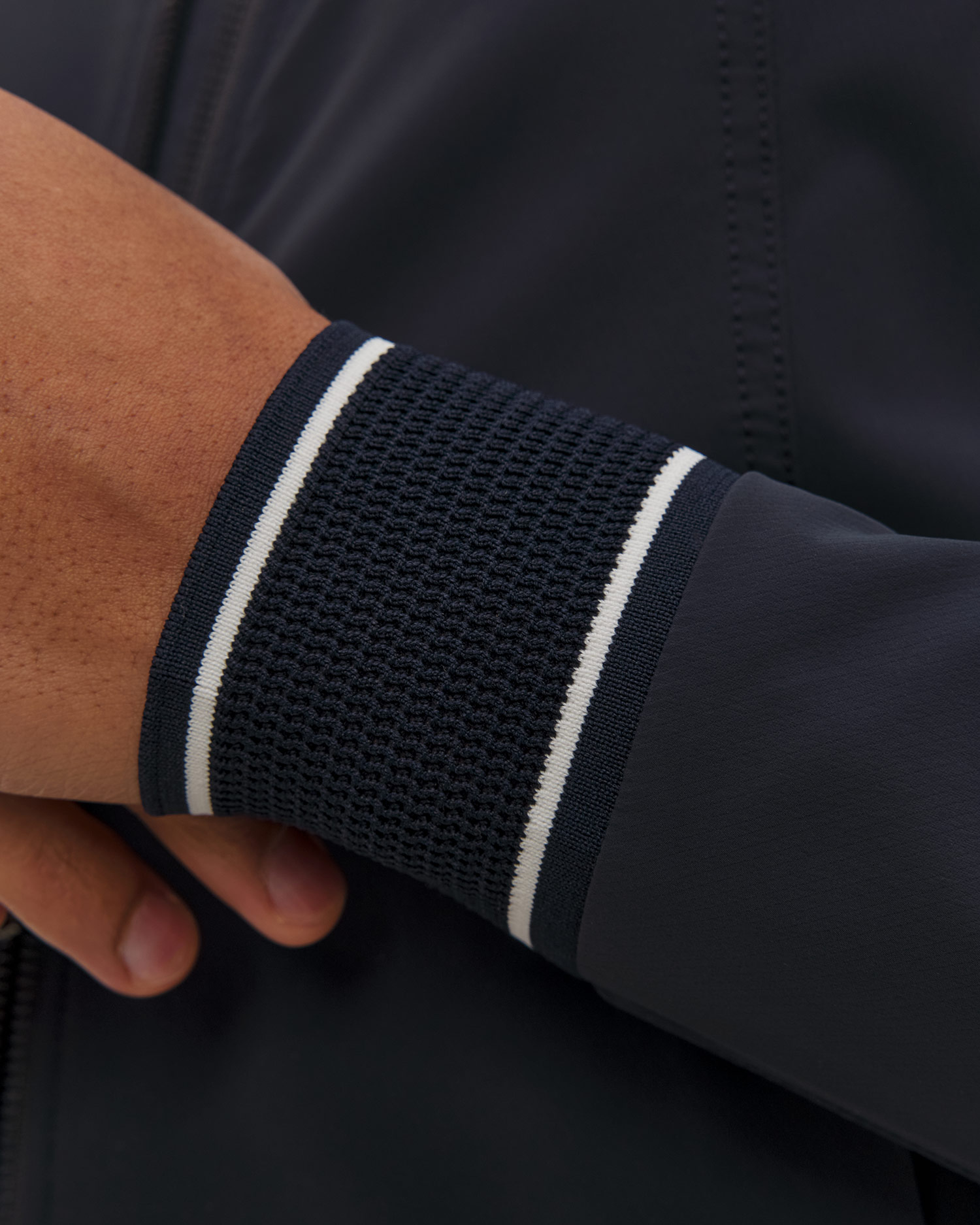 Tmavě modrá pánská mikina na zip BOGNER HOLKE