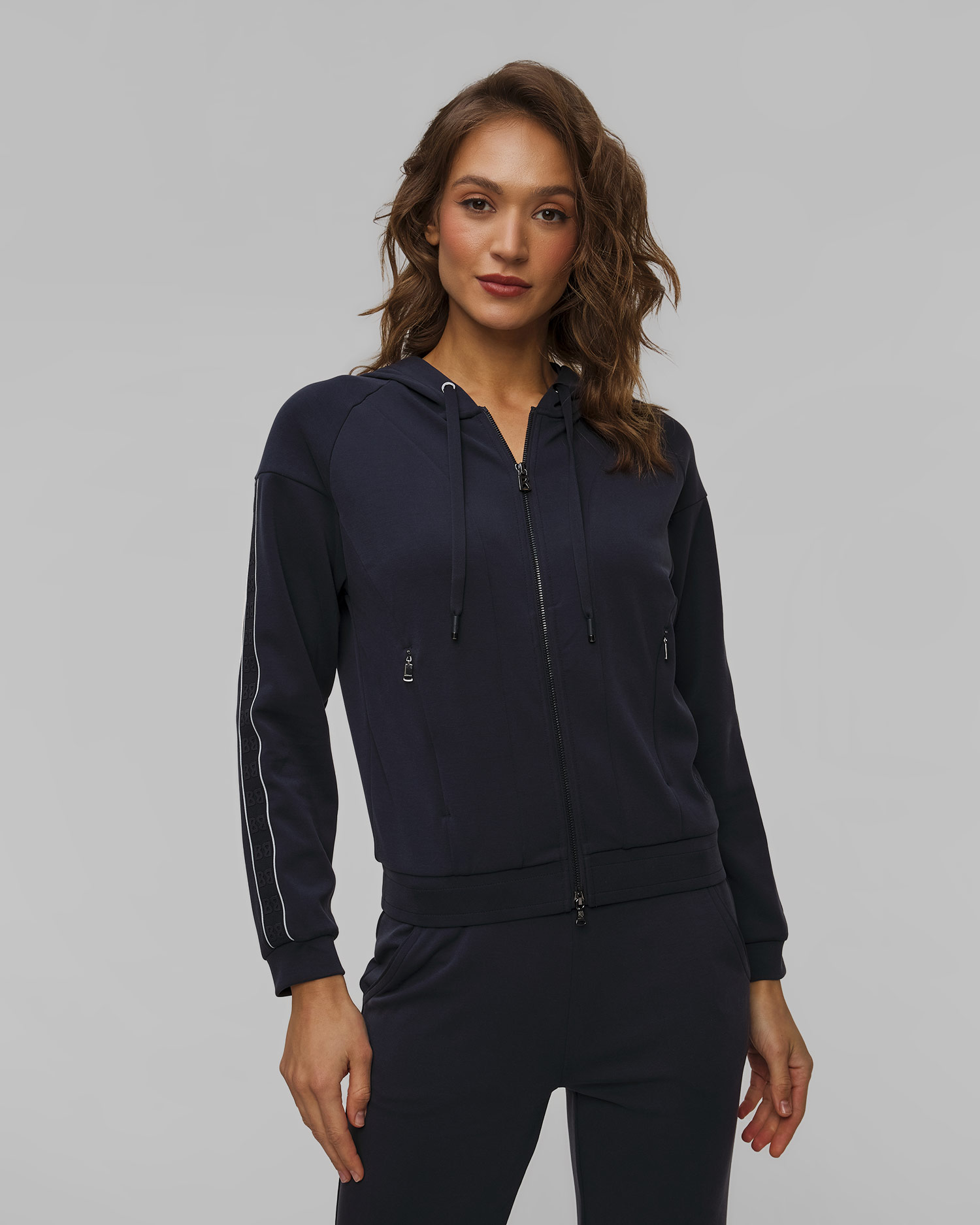 Bluza rozpinana z modalem damska BOGNER Marlena