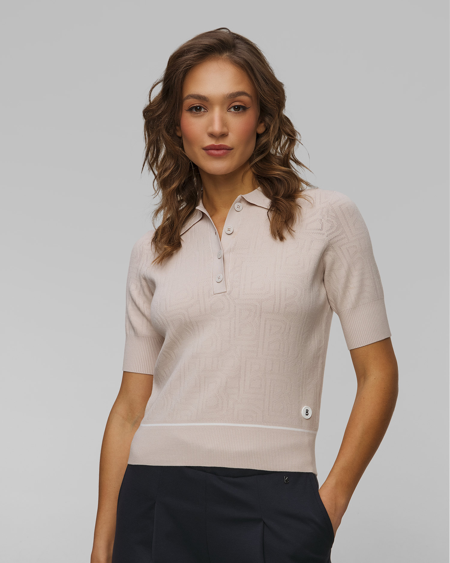 Sweter z wiskozy damski BOGNER Maia