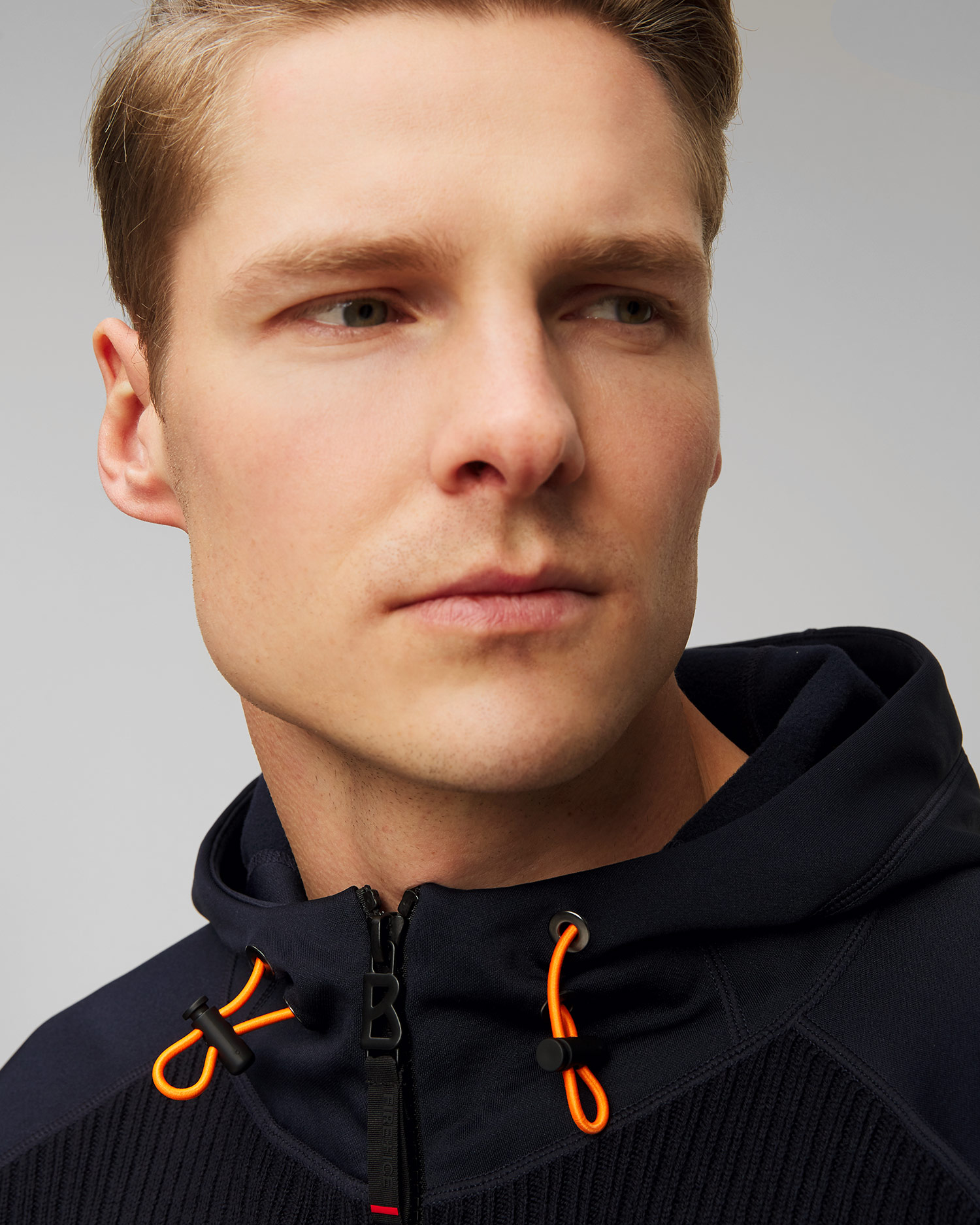 Maglione blu scuro in lana da uomo BOGNER FIRE+ICE Taco