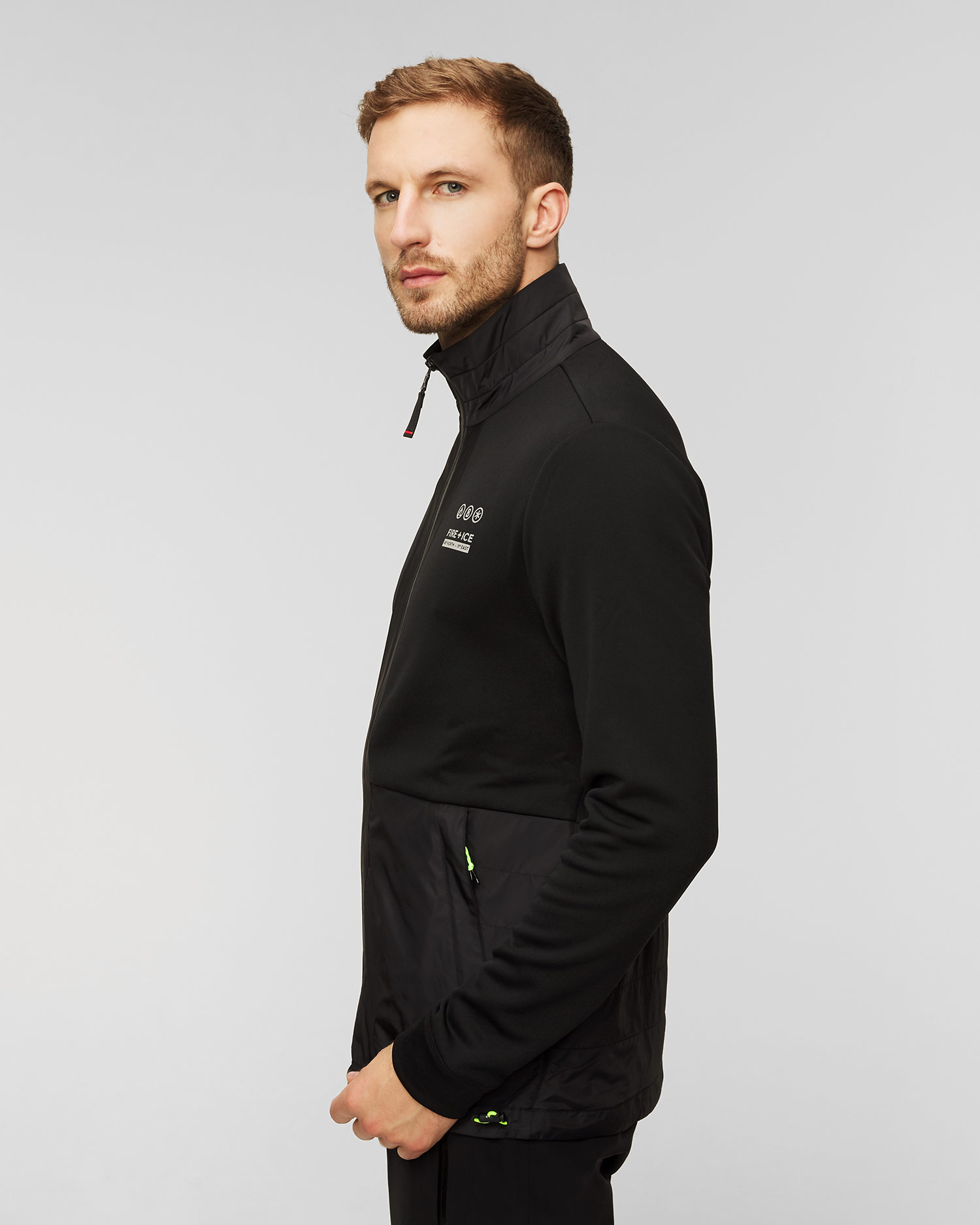 Pánska čierna hybridná bunda BOGNER FIRE+ICE Bjoerk