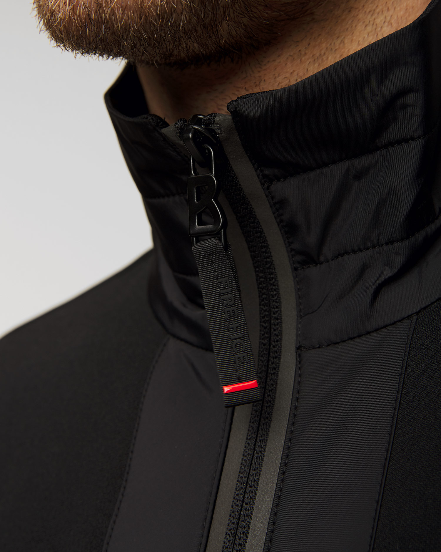 Pánska čierna hybridná bunda BOGNER FIRE+ICE Bjoerk