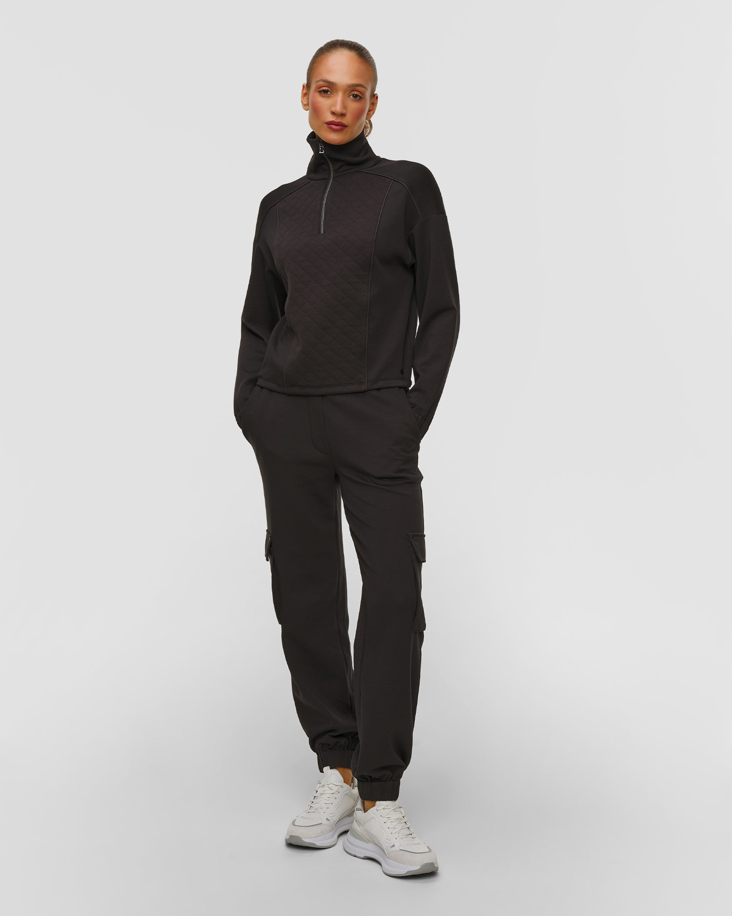 Černá dámská mikina z modalu BOGNER Meggi-1