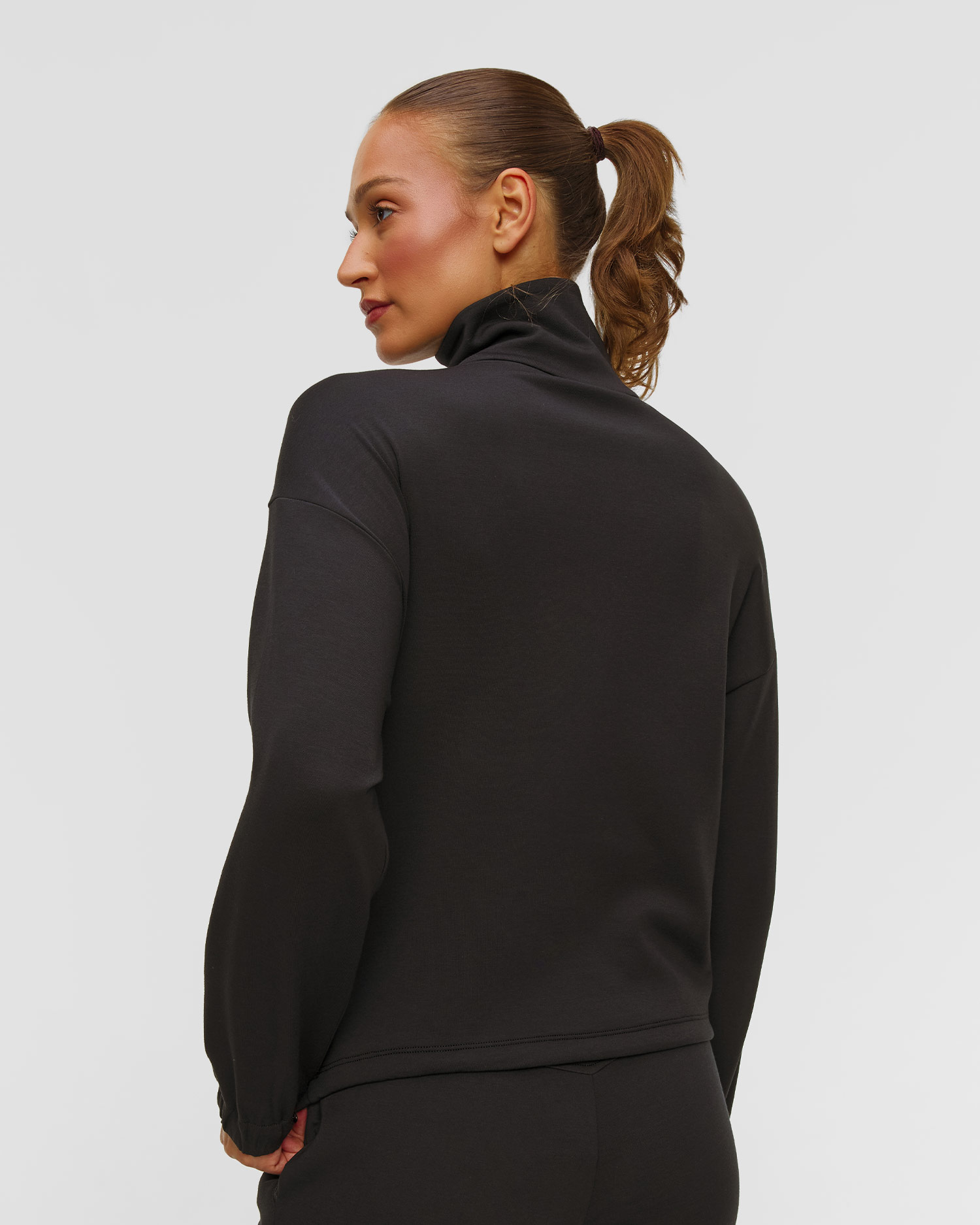 Women's black modal sweatshirt BOGNER Meggi-1