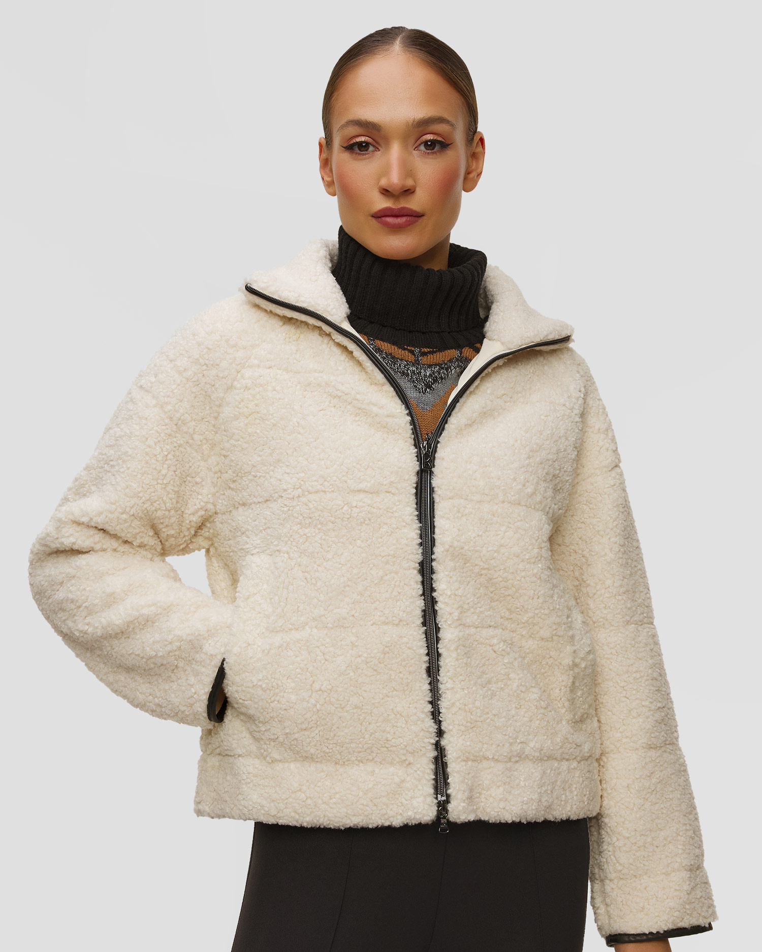 BOGNER Katleen Damenjacke in Cremefarbe