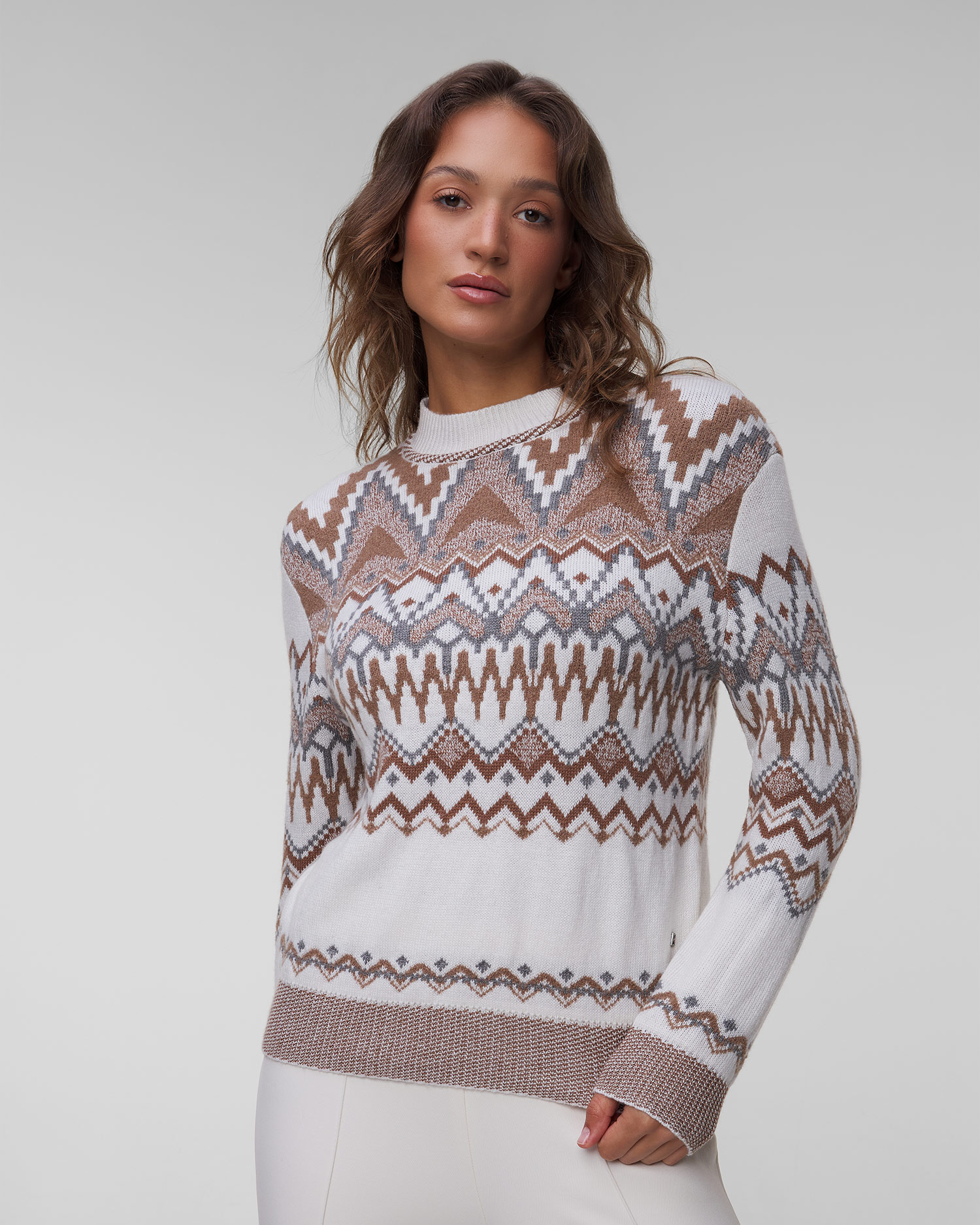 Maglione in lana con cashmere da donna BOGNER Avena