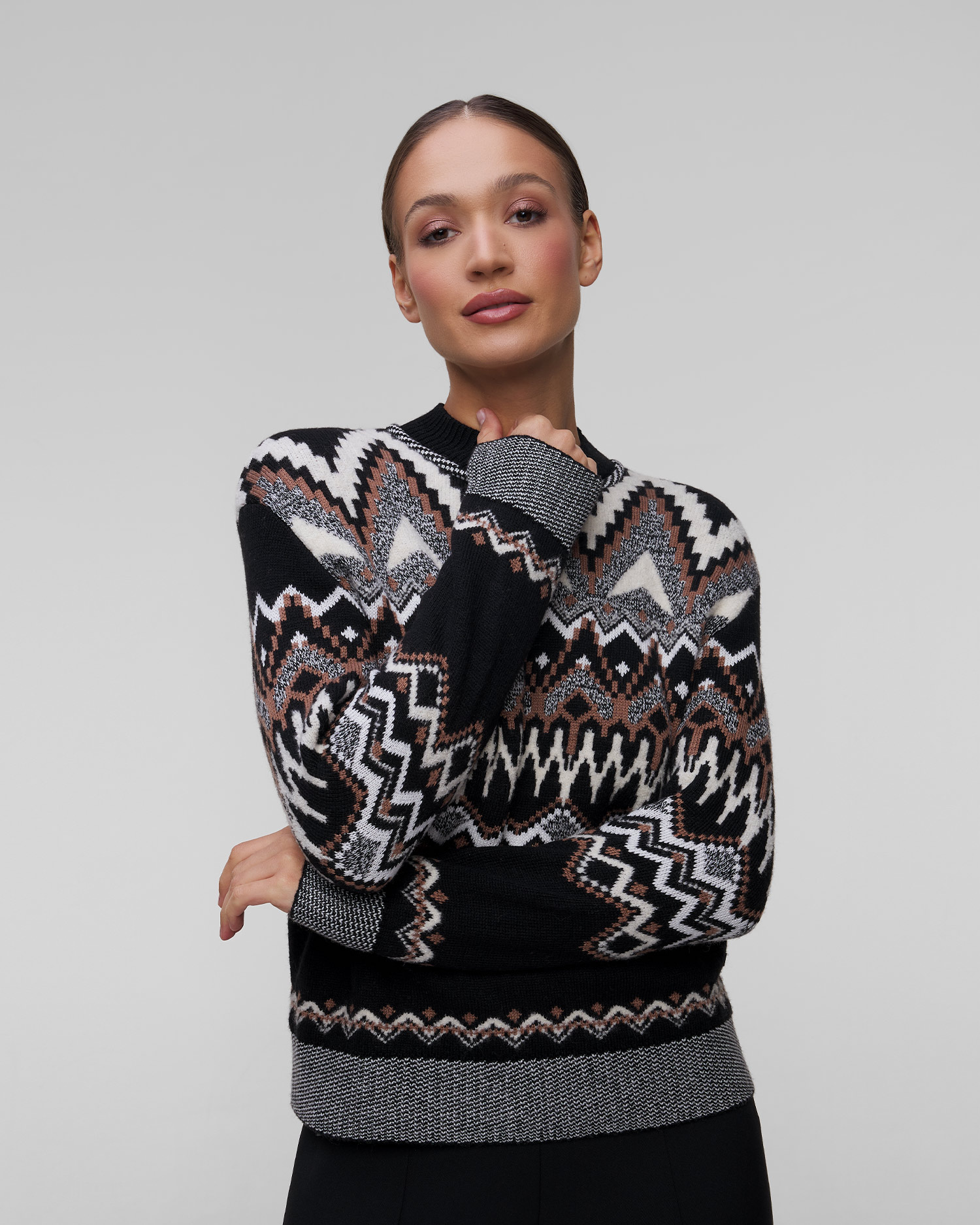 Maglione in lana con cashmere da donna BOGNER Avena