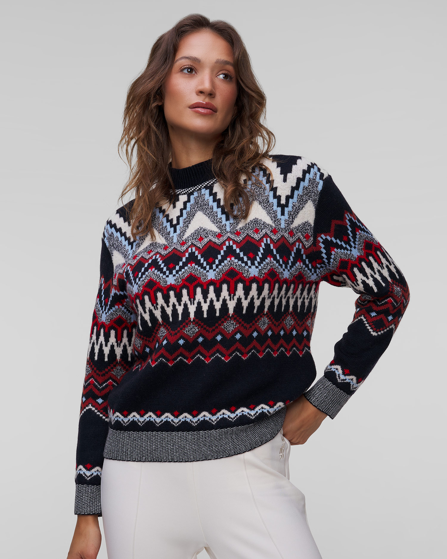 Maglione in lana con cashmere da donna BOGNER Avena