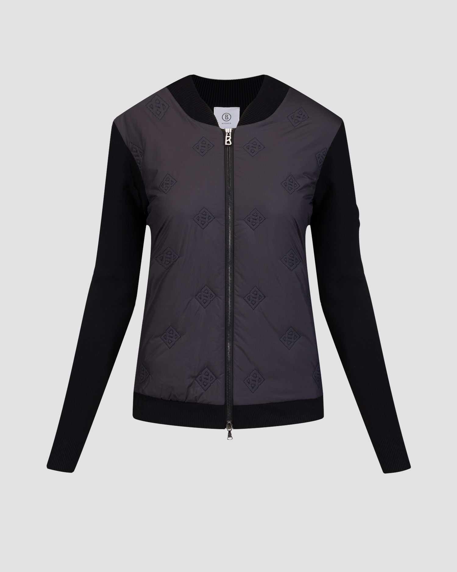 Women's black hybrid jacket BOGNER Anne