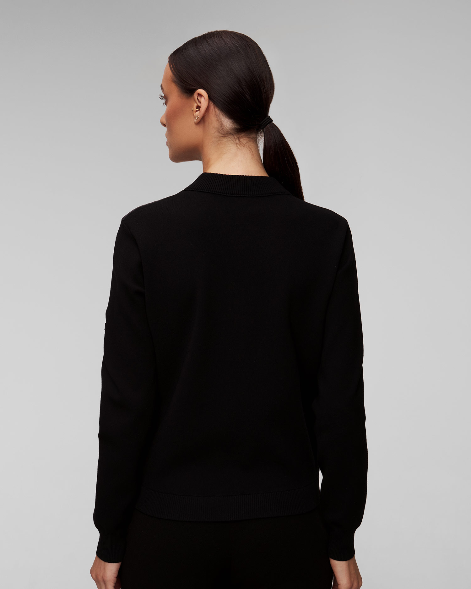 Women's black hybrid jacket BOGNER Anne