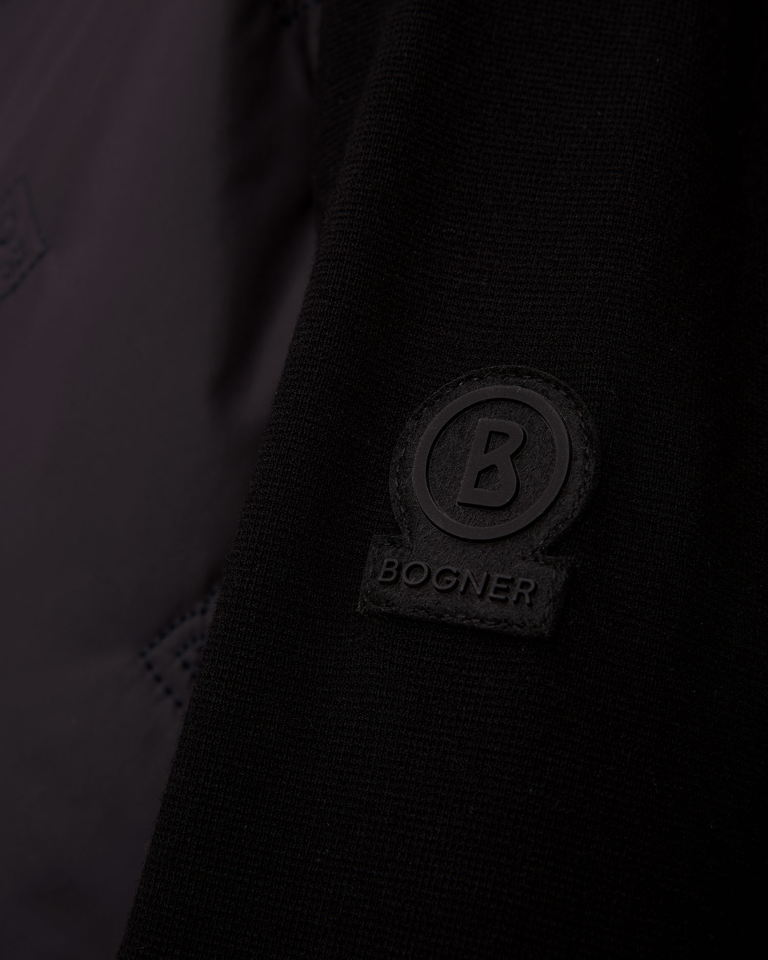 Women's black hybrid jacket BOGNER Anne