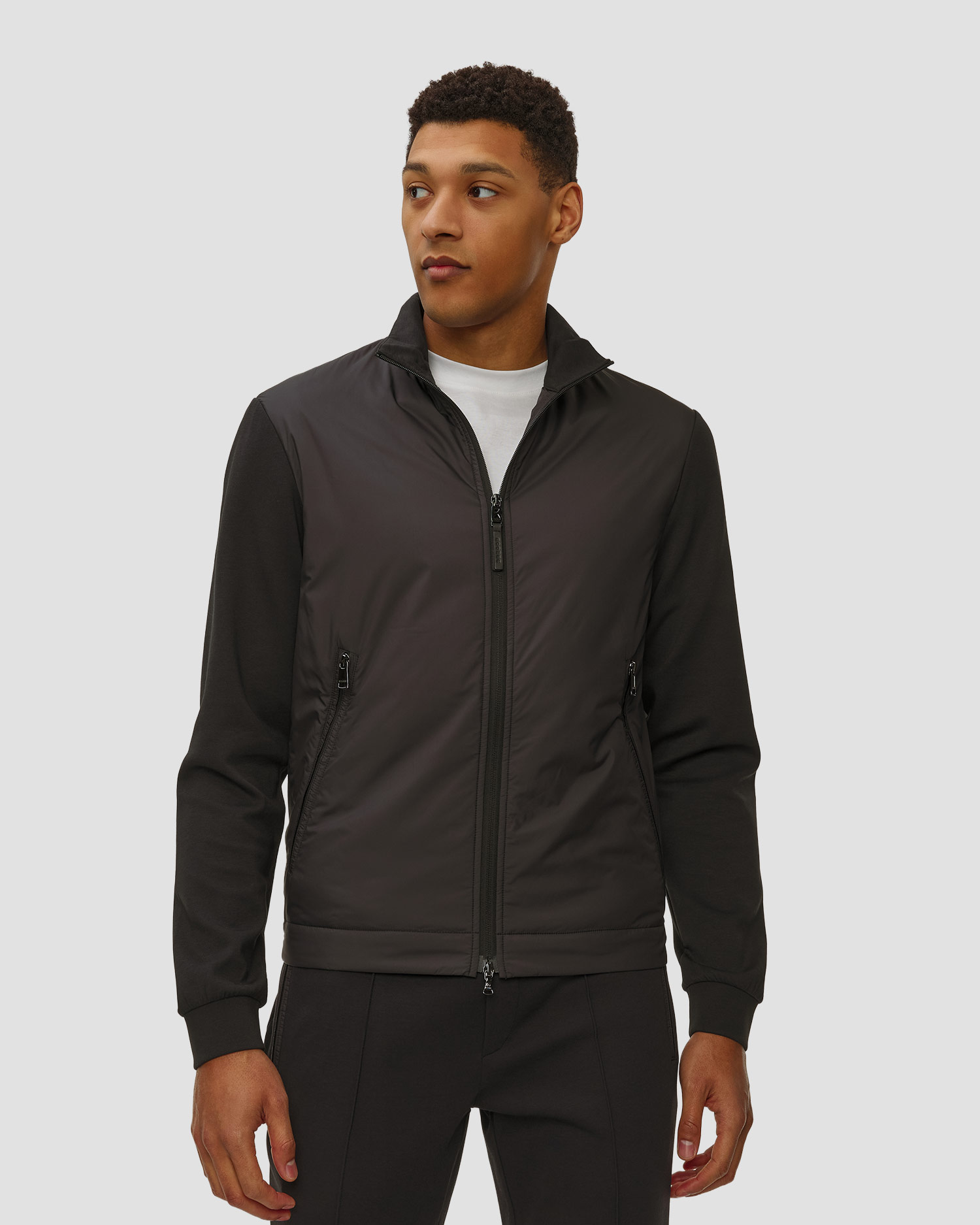 Men's black sweatshirt with modal BOGNER Rover
