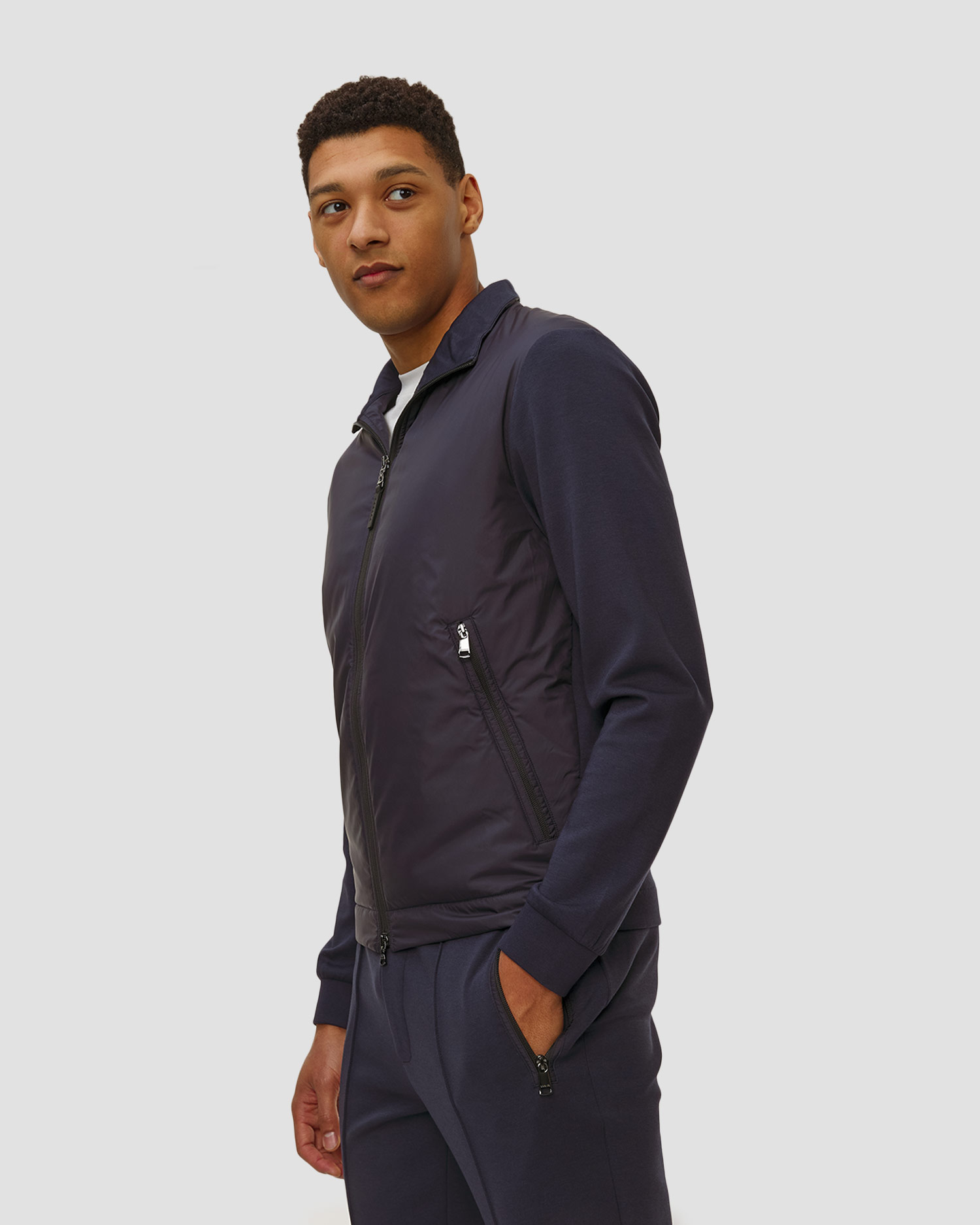 Men's blue navy sweatshirt with modal BOGNER Rover
