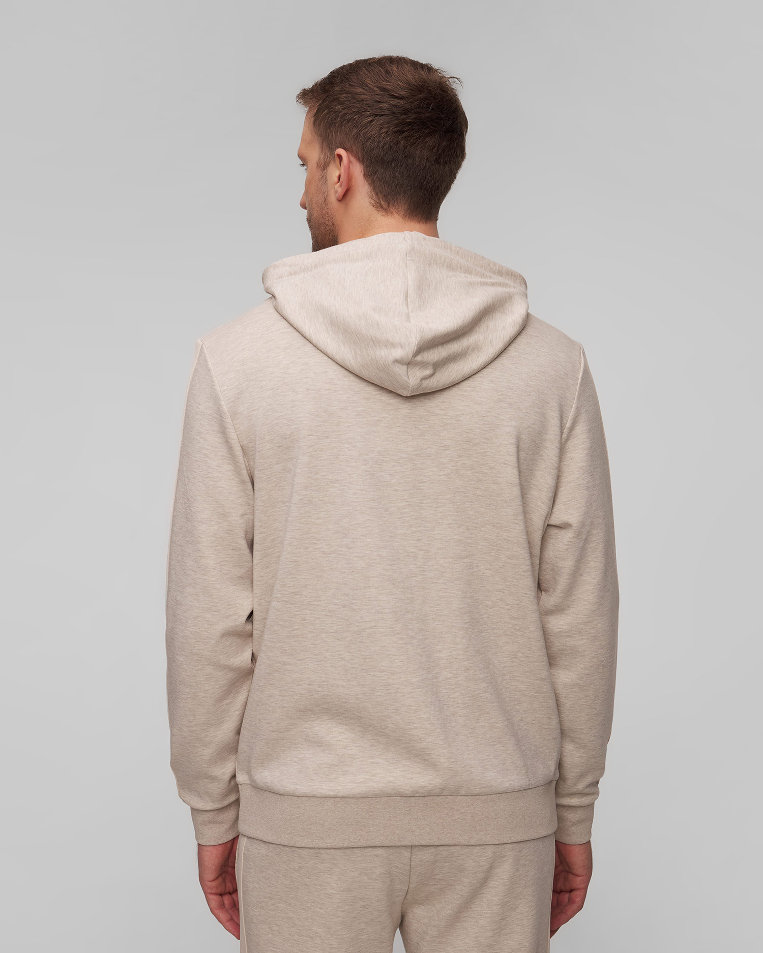 BOGNER Patrick Herren-Sweatshirt mit Reißverschluss in Beige