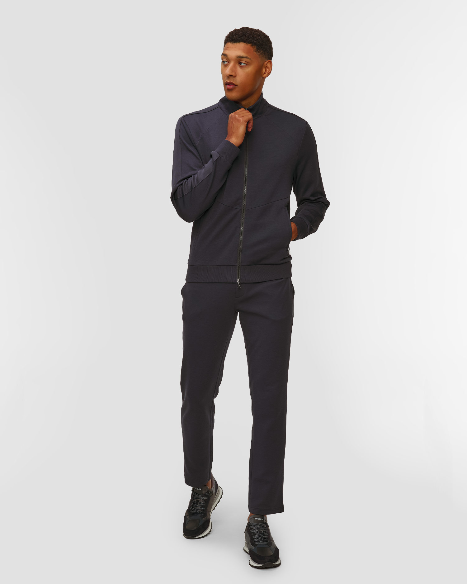 BOGNER Severin Strickjacke für Herren in Marineblau