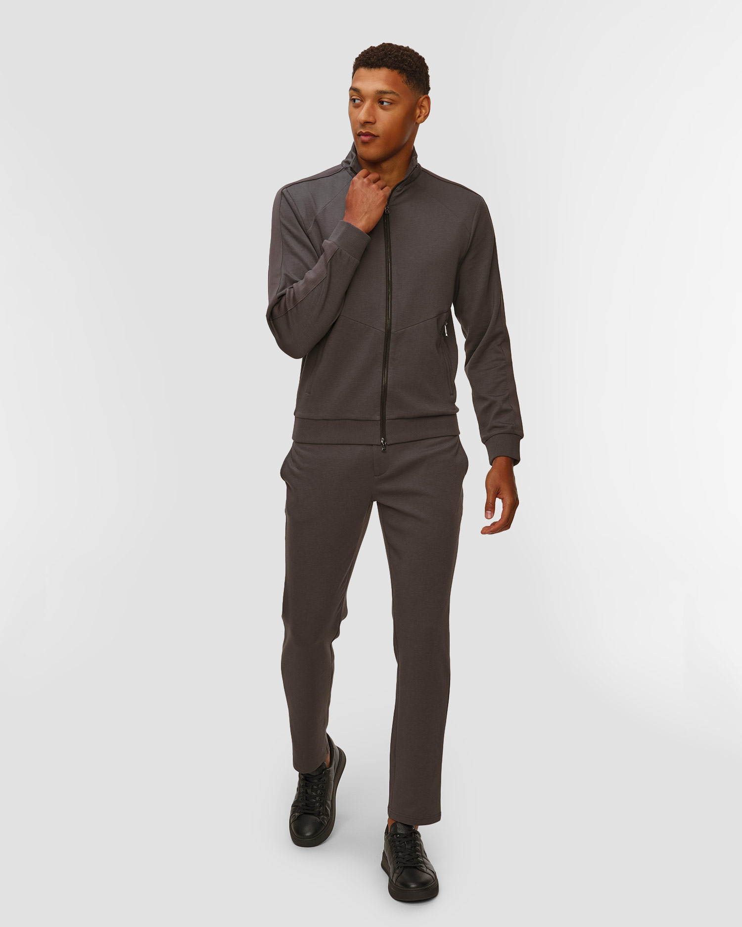 BOGNER Severin Strickjacke für Herren in Grau