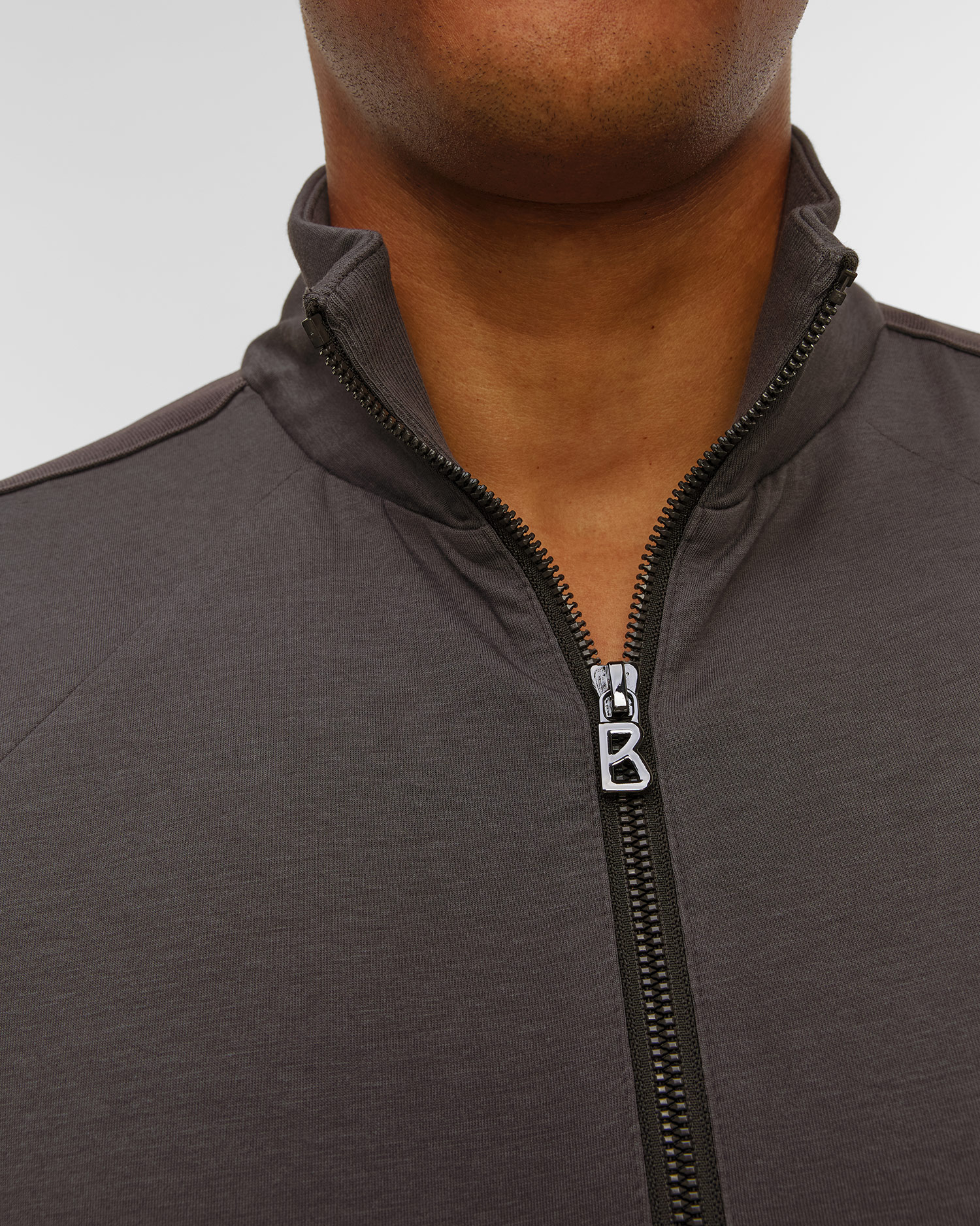 BOGNER Severin Strickjacke für Herren in Grau