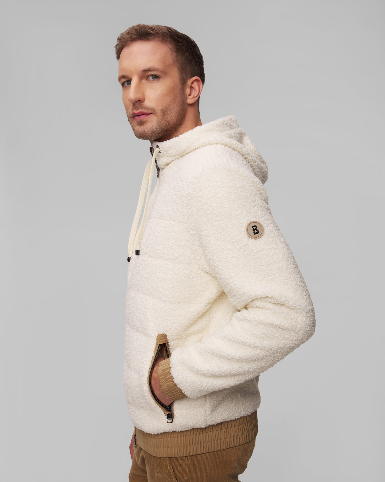 BOGNER Ethan Kapuzenpullover für Herren mit Reißverschluss