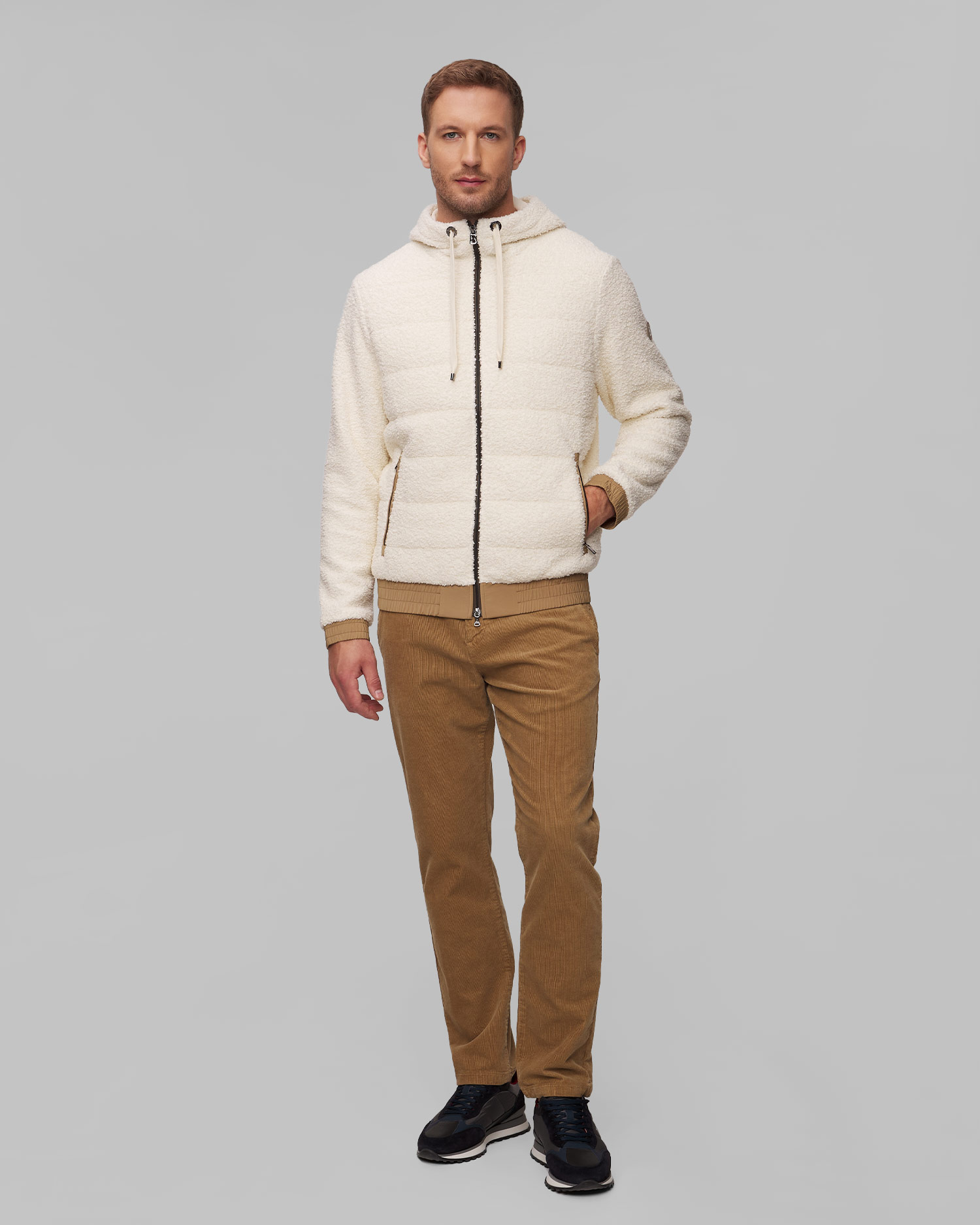 BOGNER Ethan Kapuzenpullover für Herren mit Reißverschluss