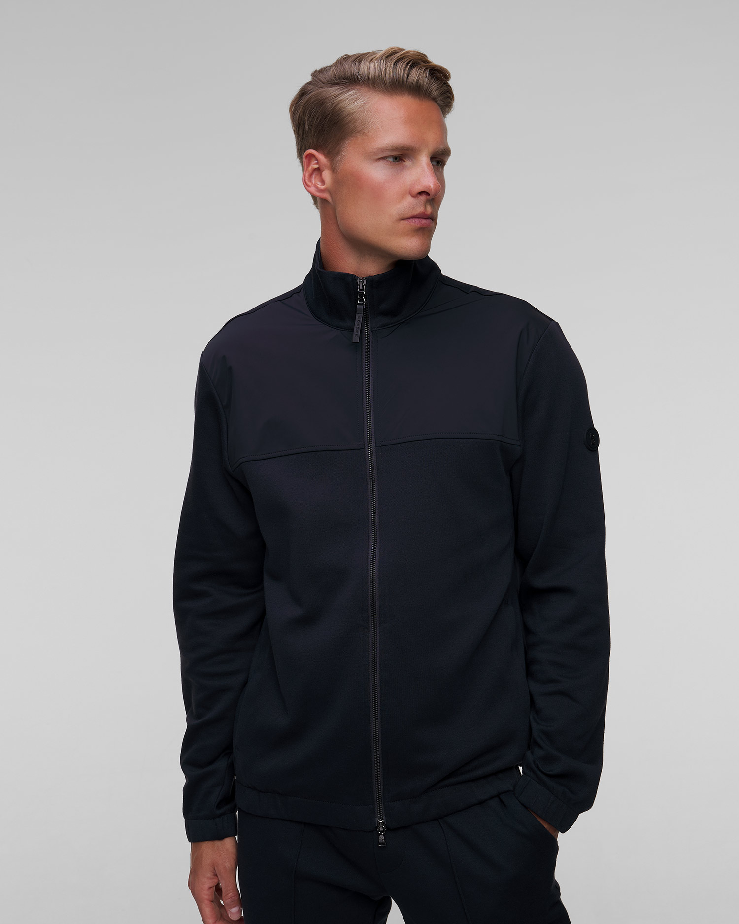 Czarna bluza męska BOGNER Sidney