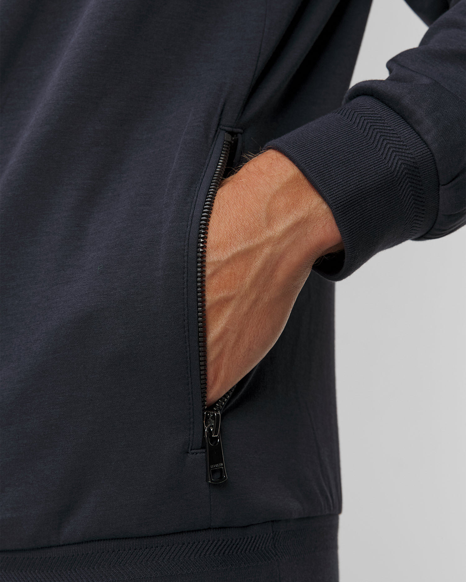 Men's navy blue sweatshirt with modal BOGNER Steven