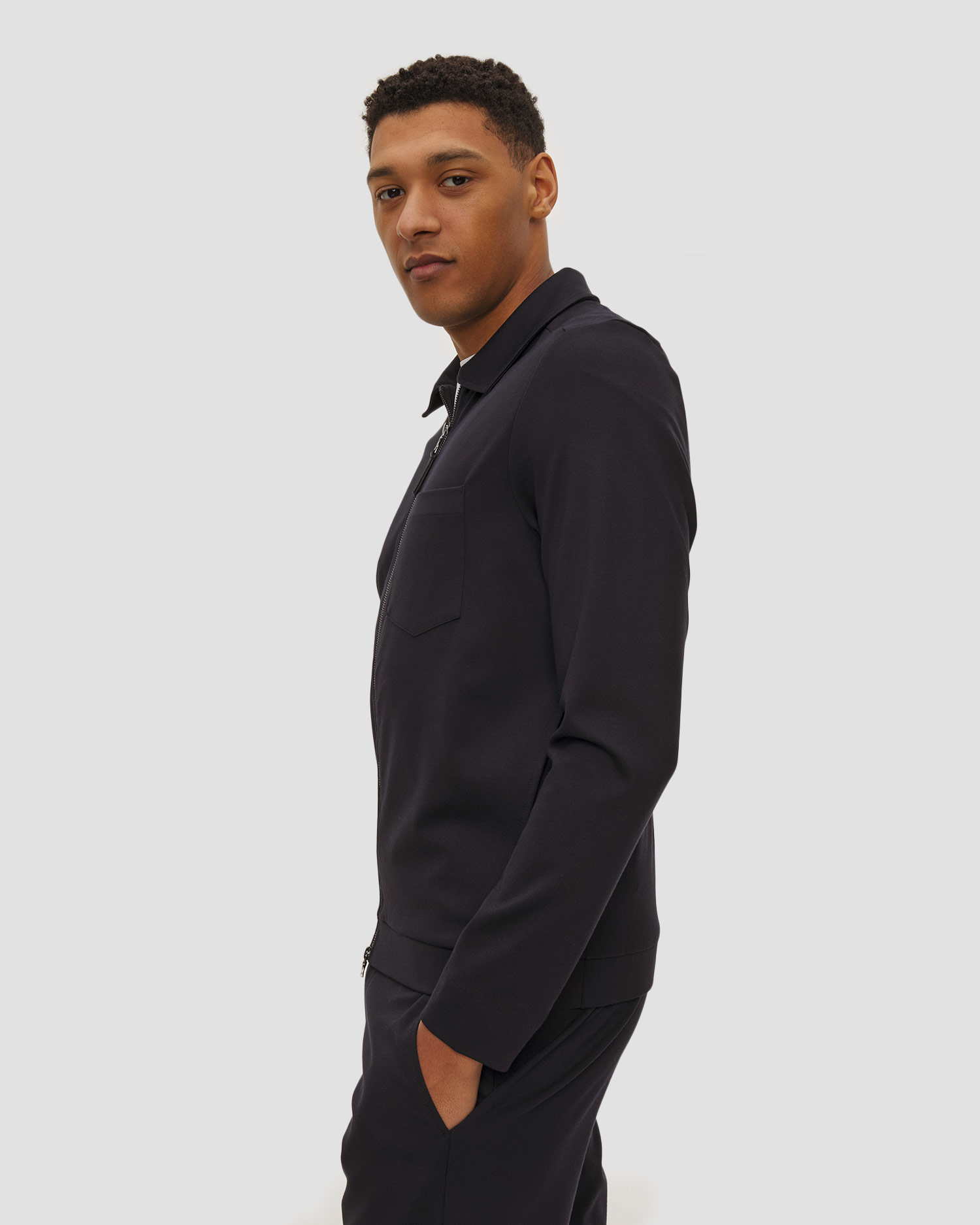 Tmavě modrá pánská mikina BOGNER RINGO