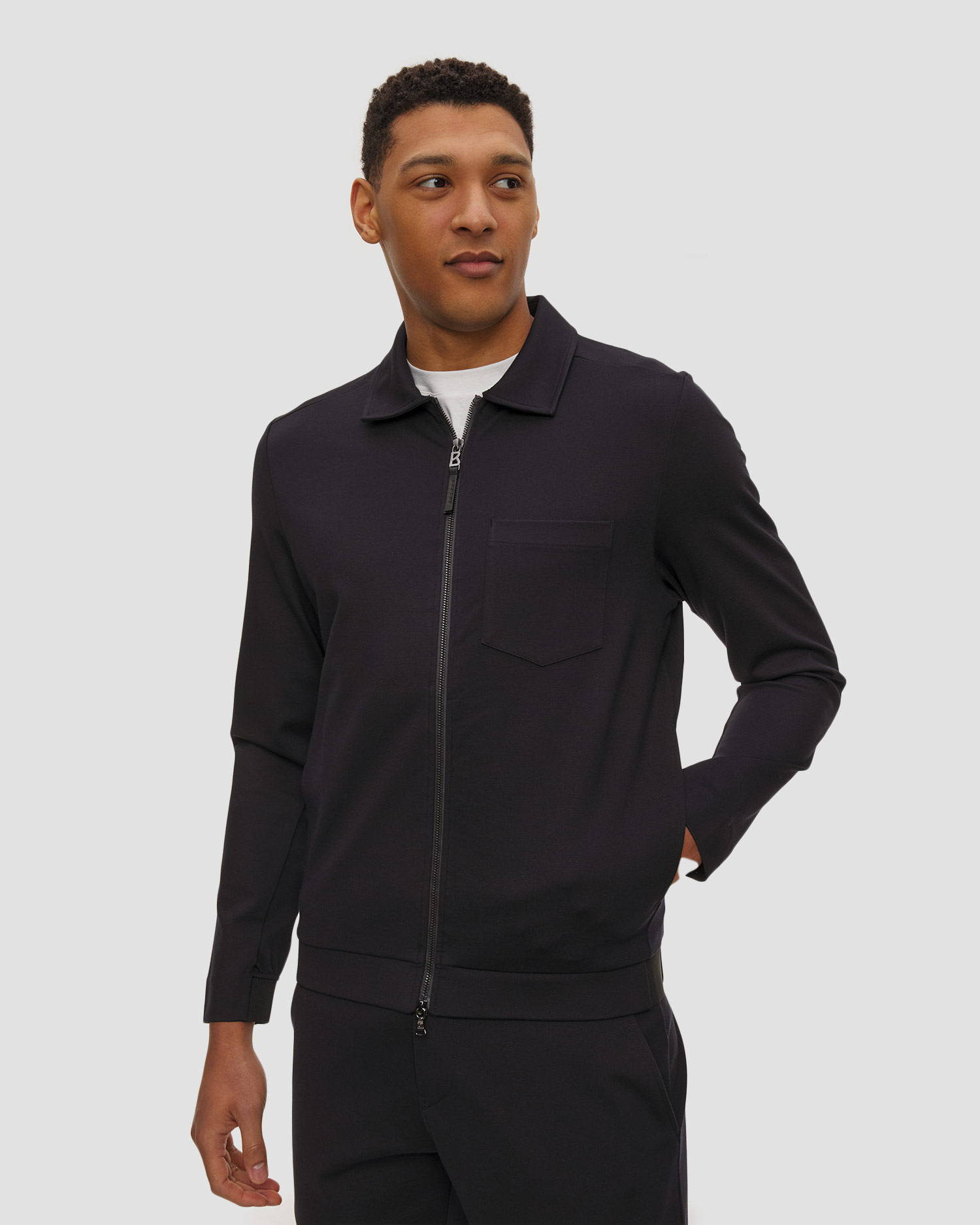 Tmavě modrá pánská mikina BOGNER RINGO