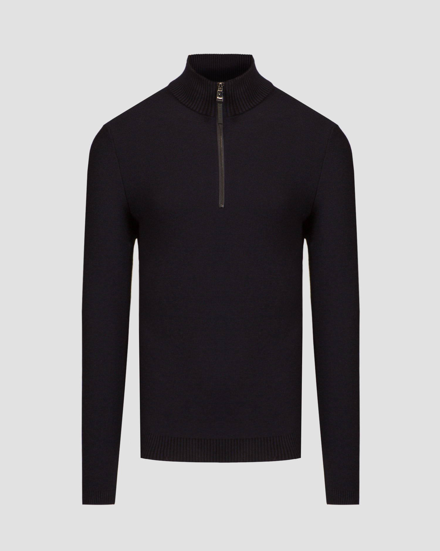 Pull en laine bleu marine pour hommes BOGNER Lias-1