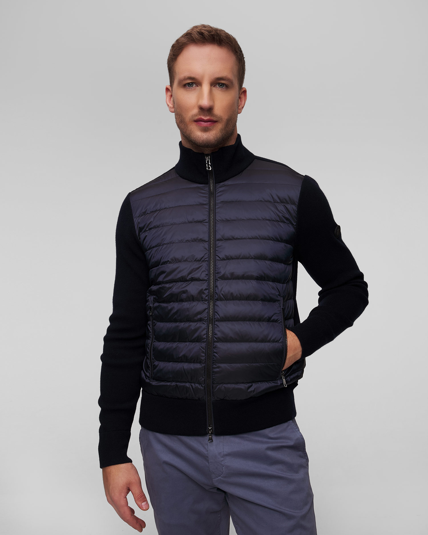 BOGNER Zisco-D Hybrid-Sweatshirt für Herren in Marineblau