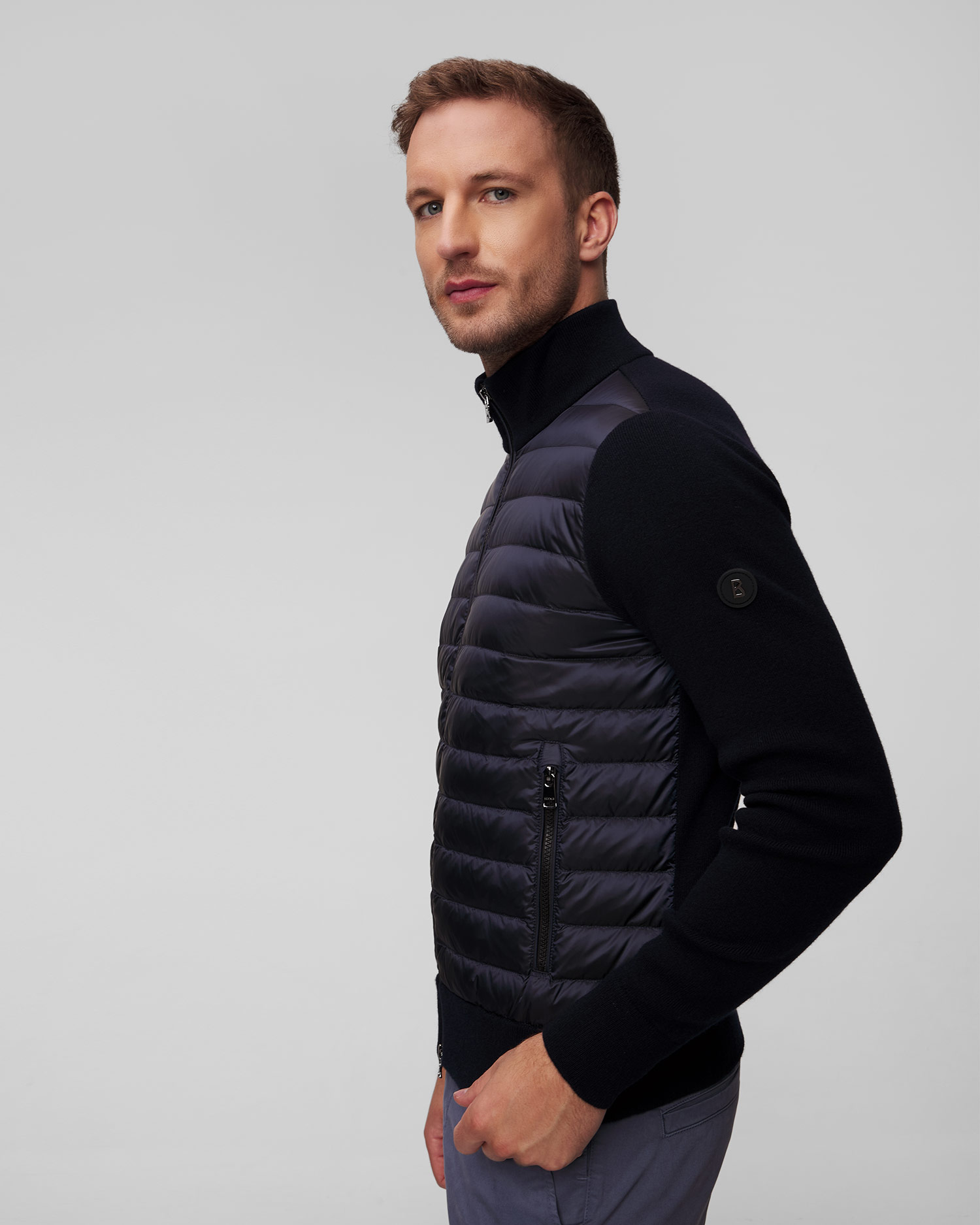 BOGNER Zisco-D Hybrid-Sweatshirt für Herren in Marineblau