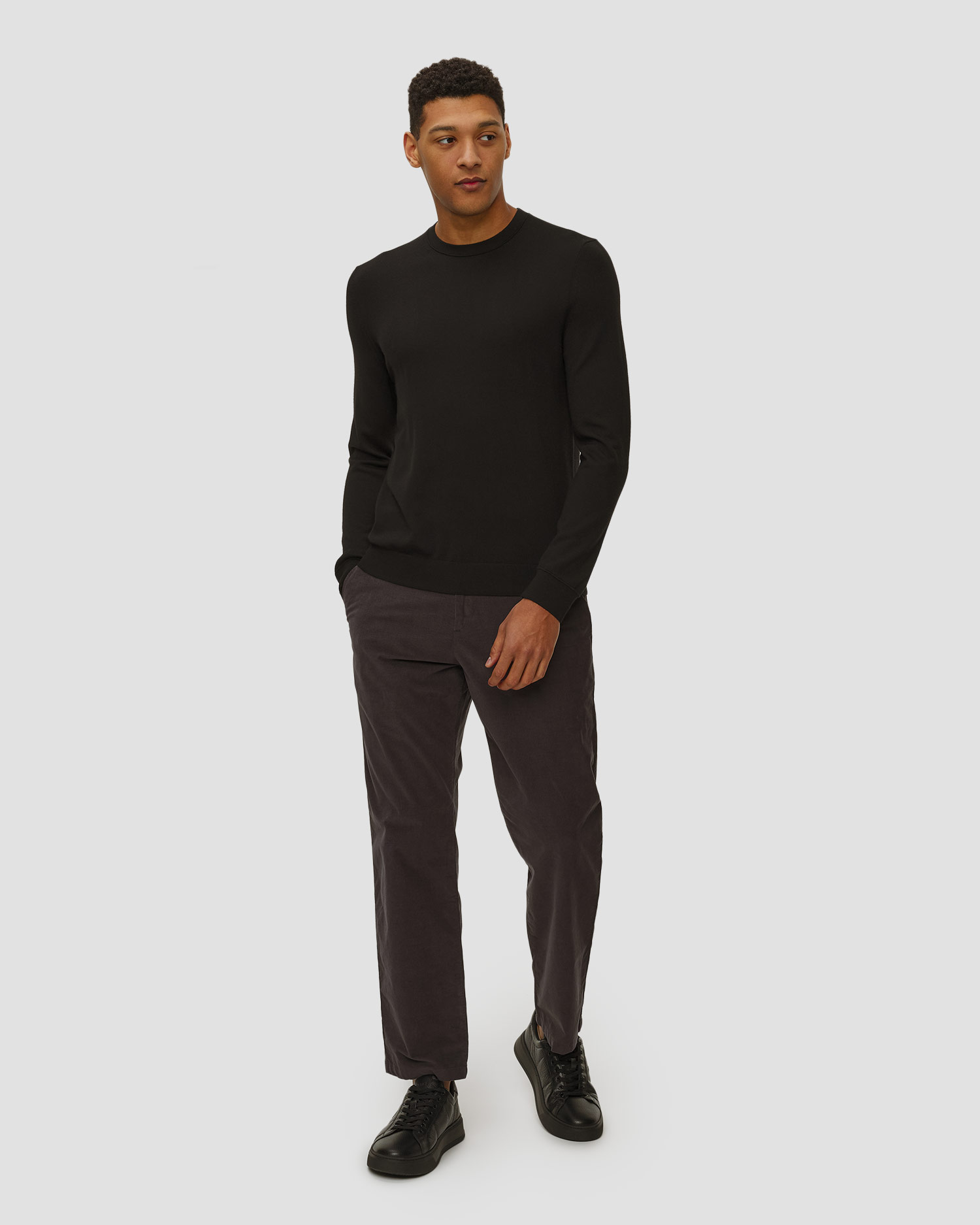 Men's black woollen jumper BOGNER Ole