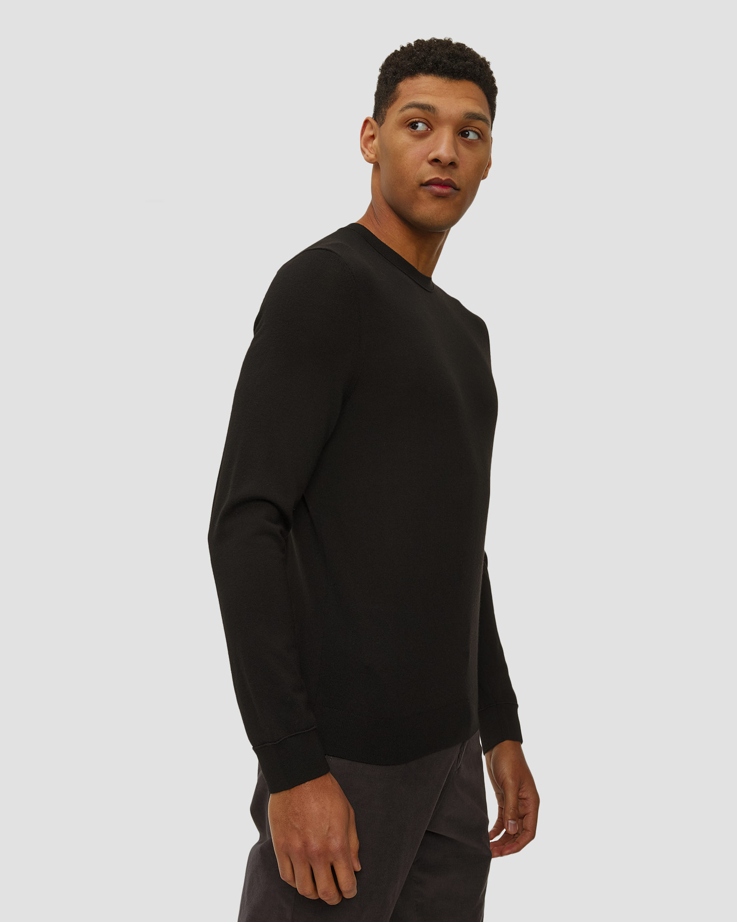 Men's black woollen jumper BOGNER Ole